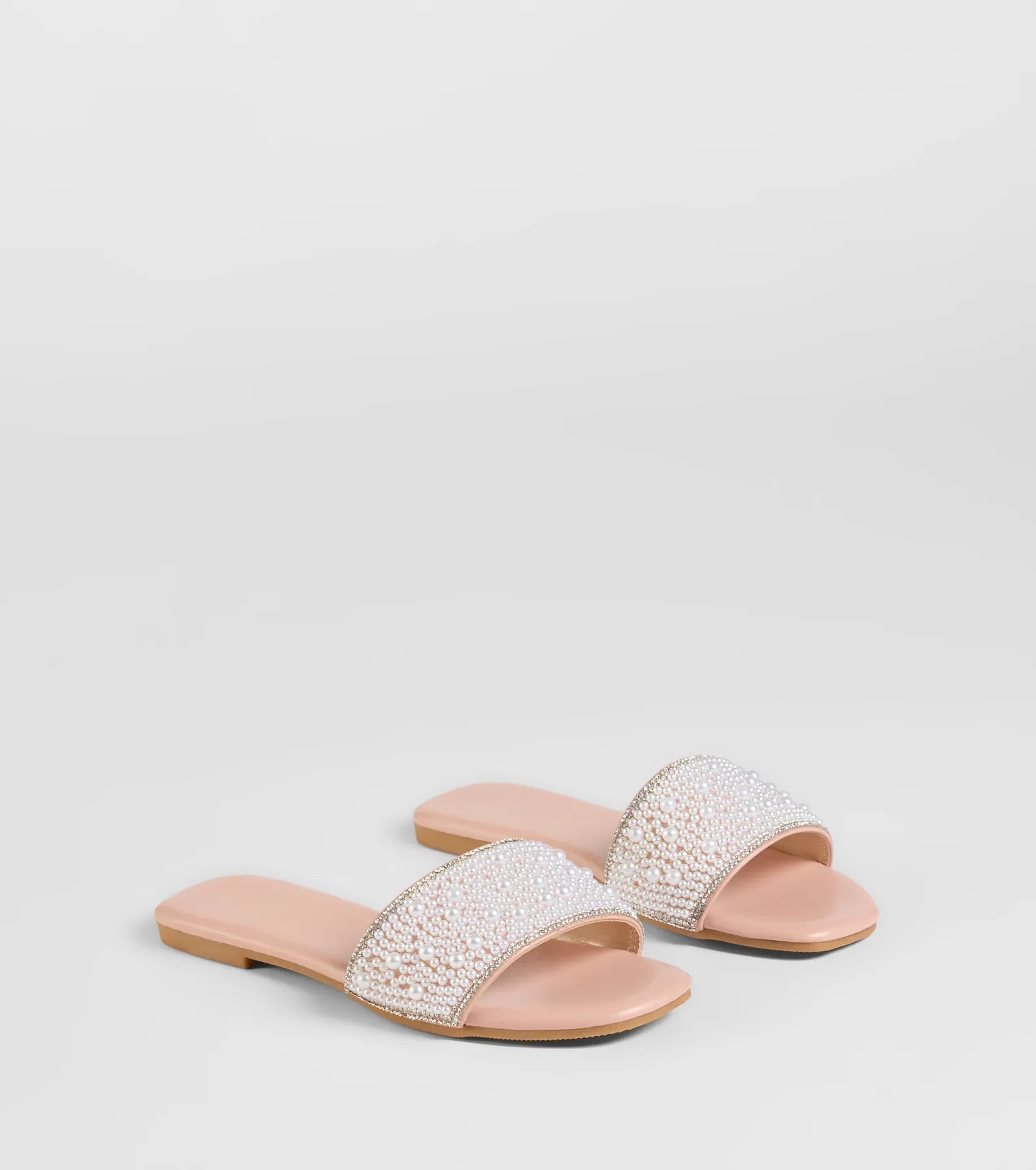 Premium Rhinestone Pearl Sandals - Elevate Your Style