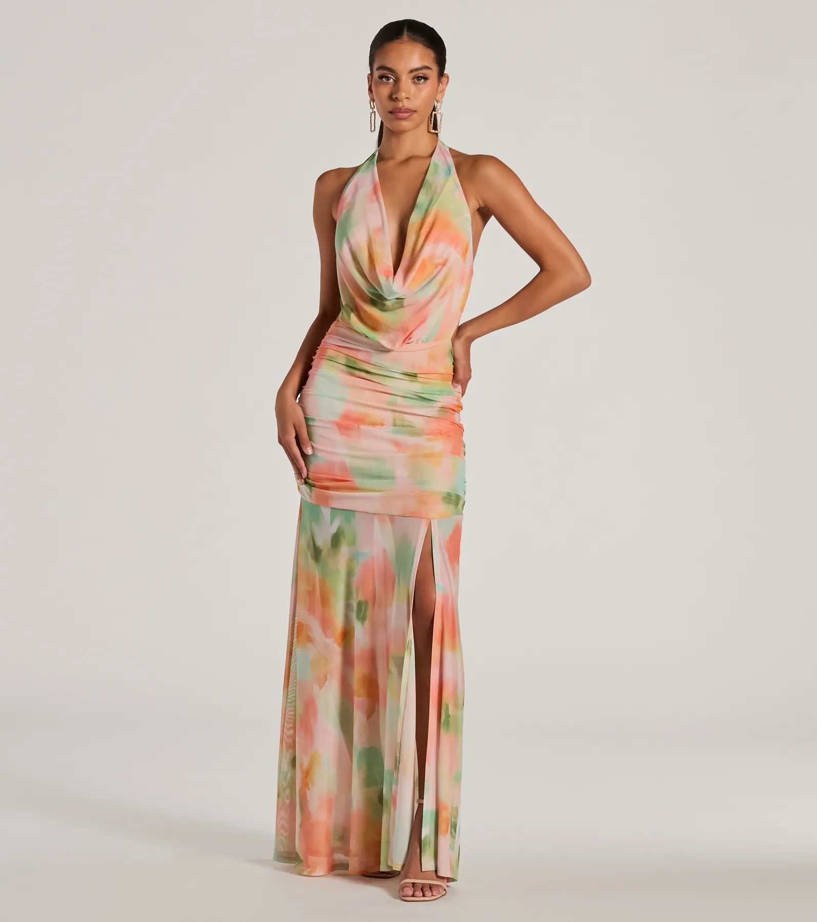 Ultimate Bohemian Elegance Tie-Dye Maxi Dress