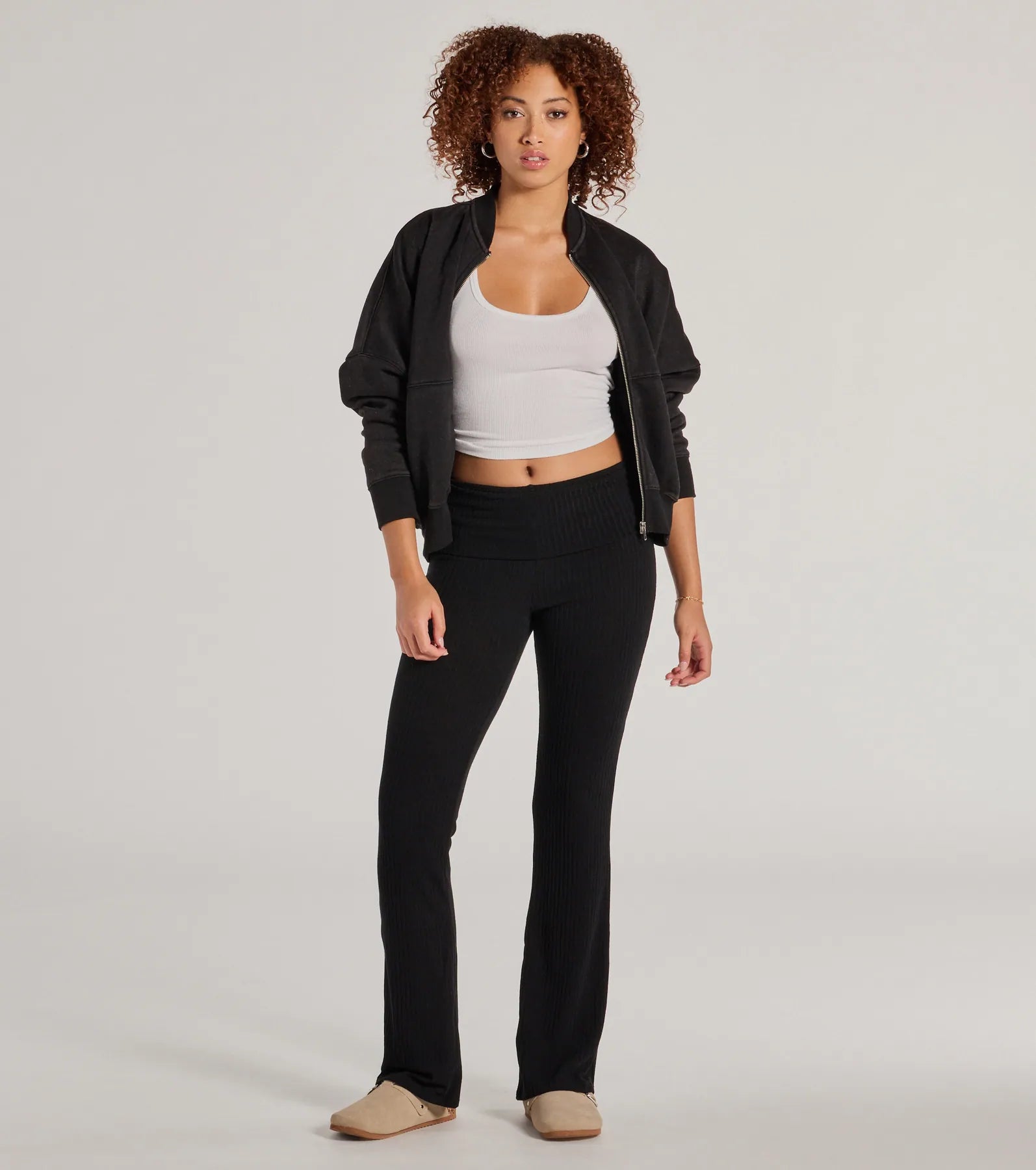 Ultimate Casual Knit Flare Pants - Premium Comfort & Style