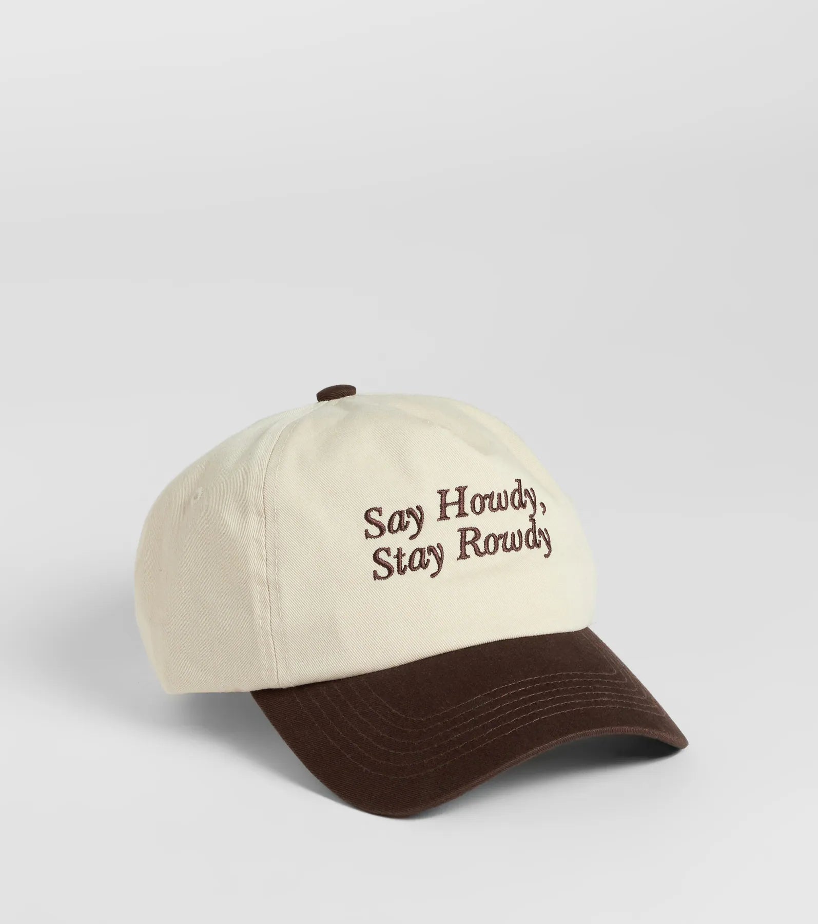 Premium 'Say Howdy, Stay Rowdy' Embroidered Baseball Cap