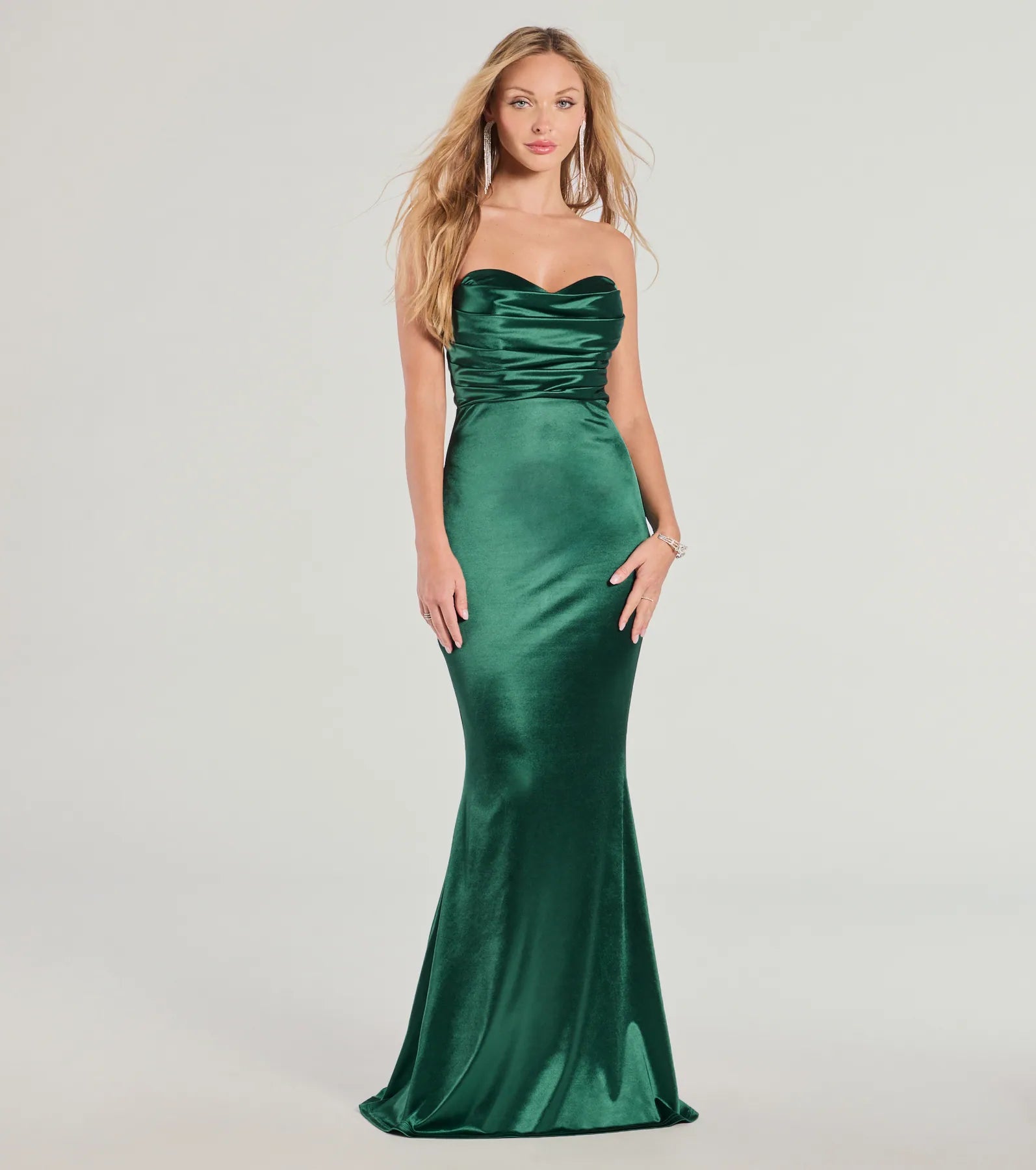 Katye Premium Strapless Mermaid Gown - Ultimate Formal Elegance