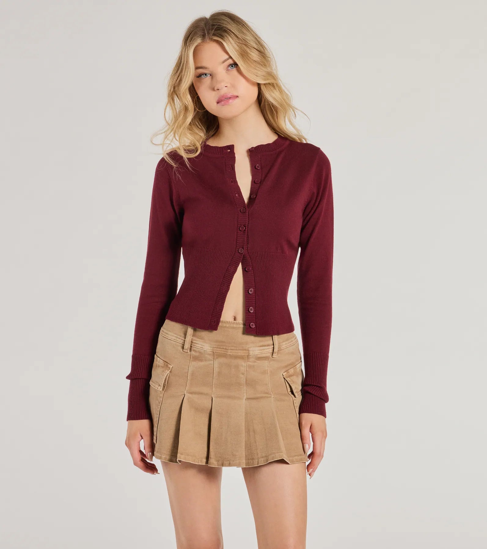 Premium Cropped Knit Cardigan - Ultimate Wardrobe Staple