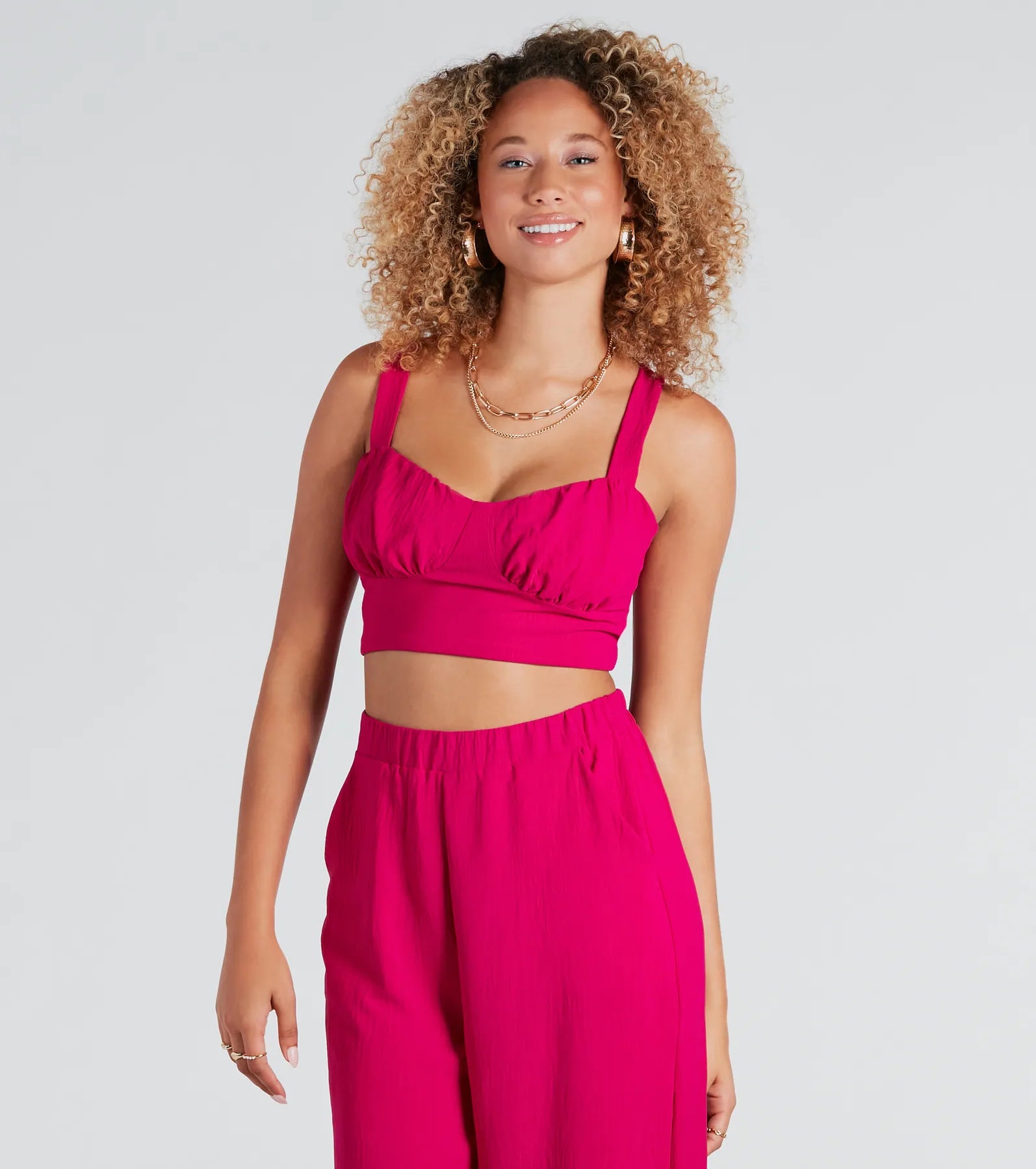 Ultimate Sunny Vibes Bow Back Crop Top