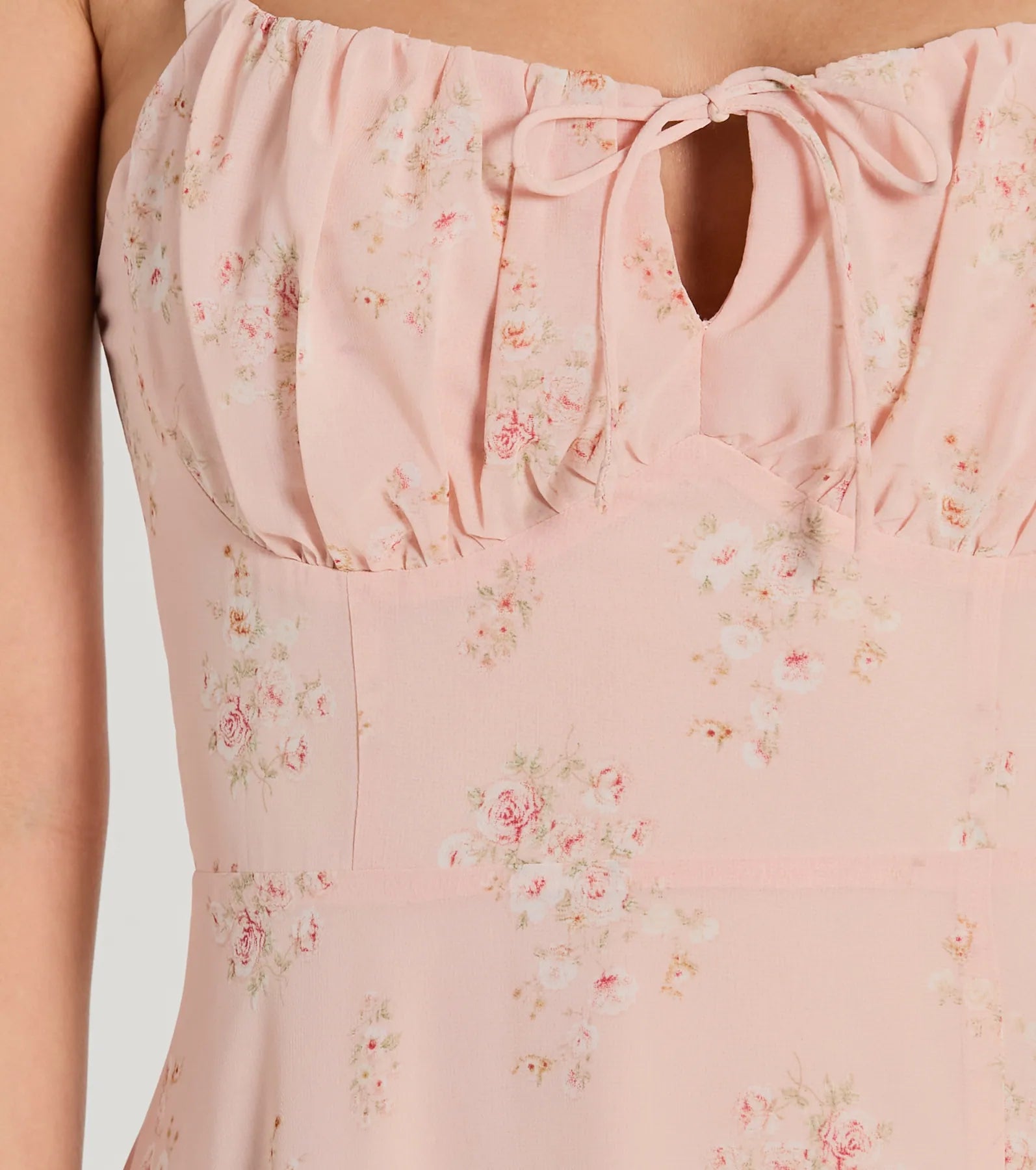 Ultimate Enchantment Floral Chiffon Midi Dress