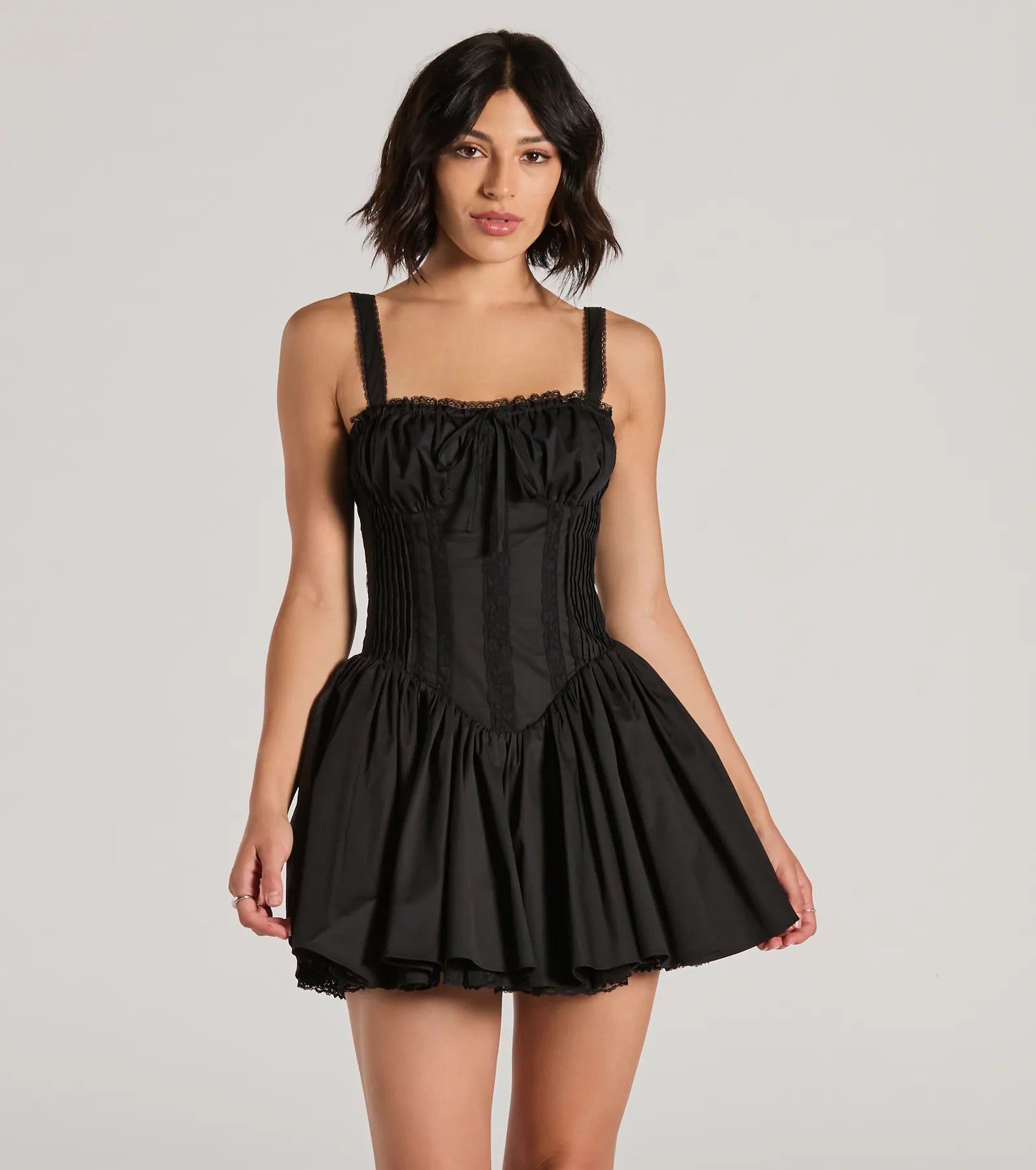 Ultimate So Darling Woven Drop-Waist Skater Dress