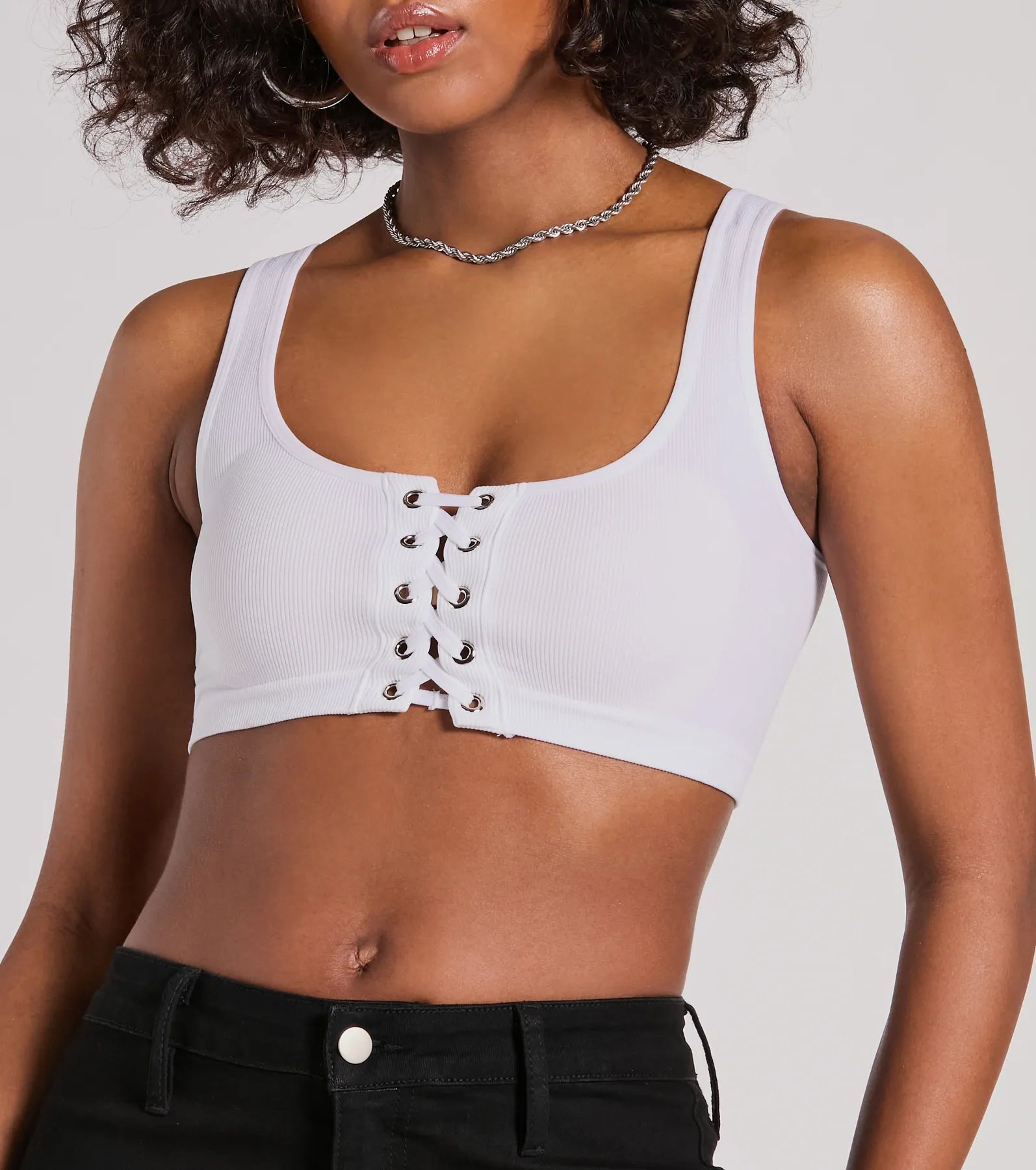 Ultimate Summer Essential: Lace-Up Crop Top