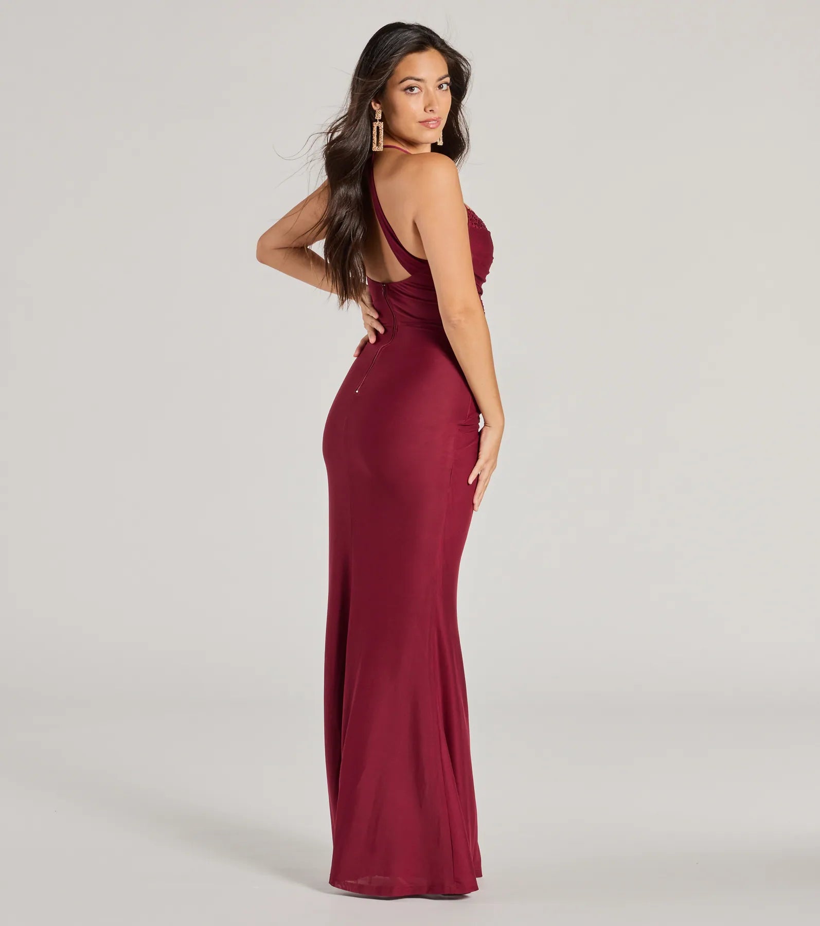 Hadlee Ultimate Elegance Sweetheart Halter Mermaid Dress