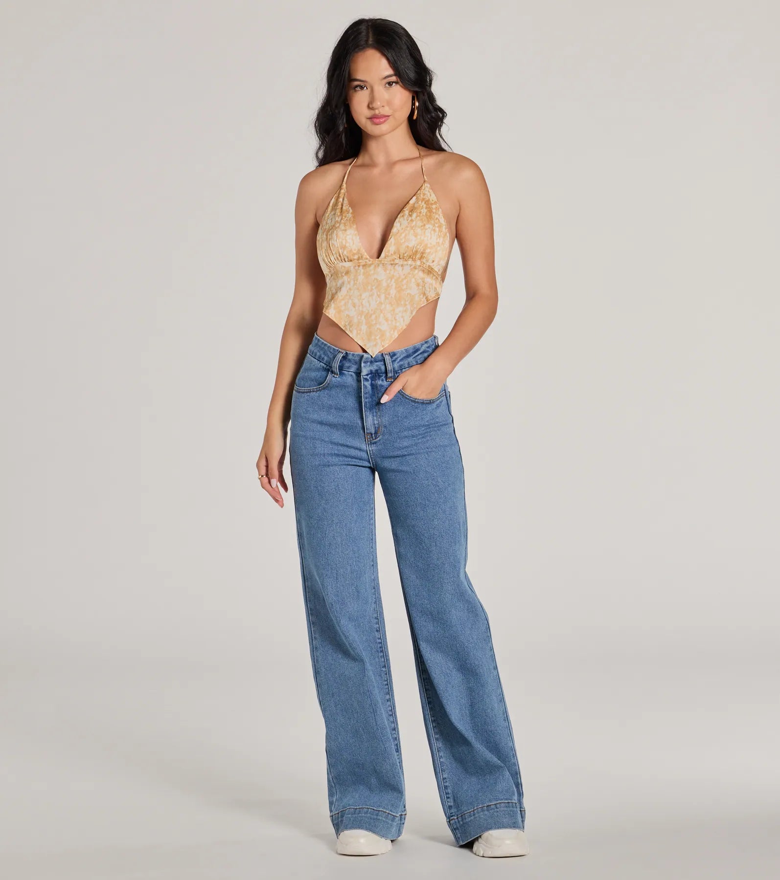 Ultimate Style Wide-Leg Denim Jeans