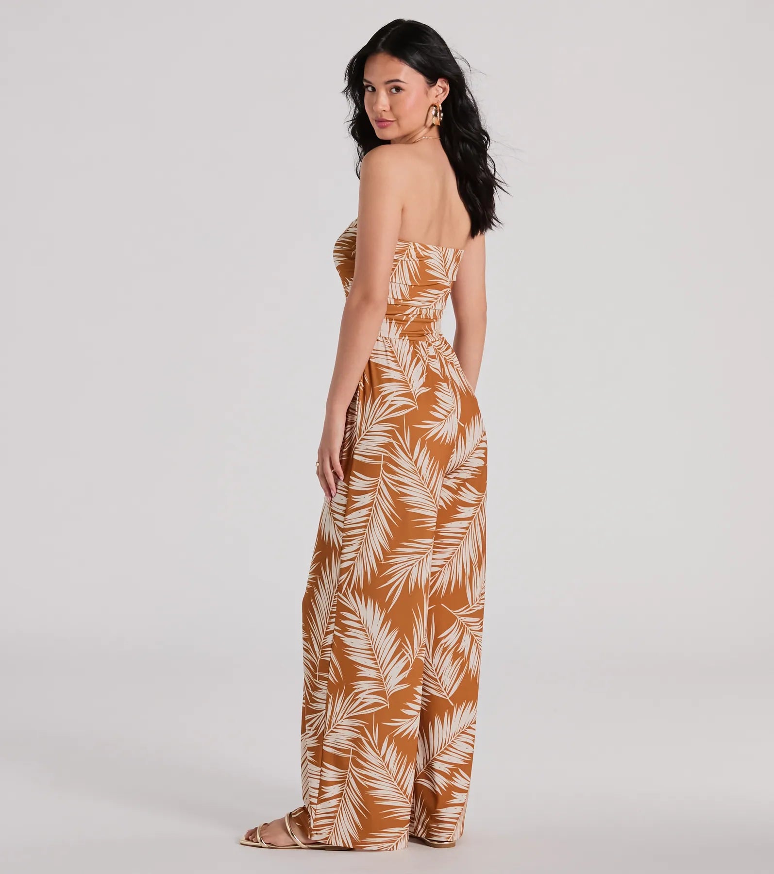 Ultimate Tropical Strapless Jumpsuit - Prep for Paradise