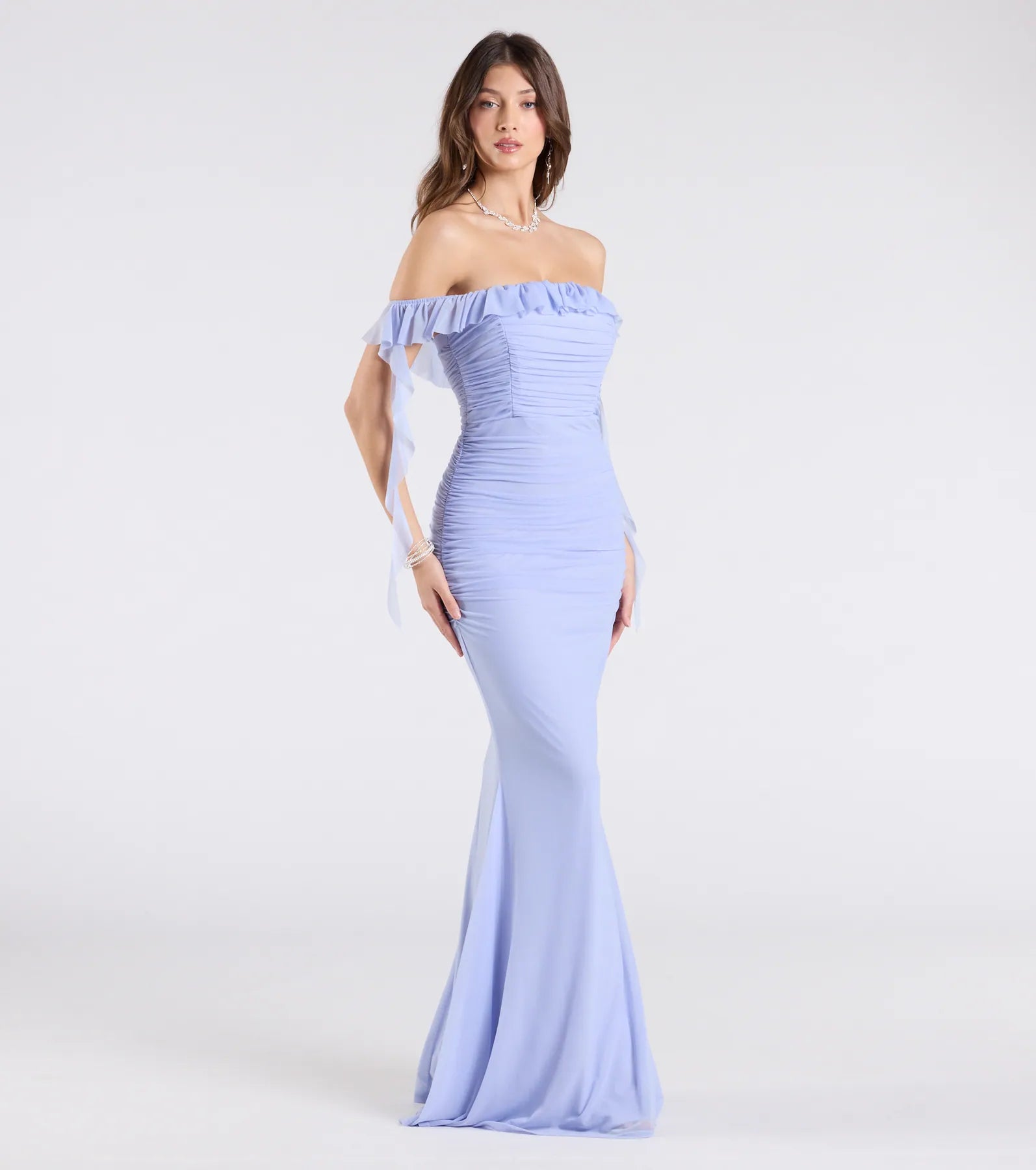 Premium Deyna Off-The-Shoulder Mermaid Gown