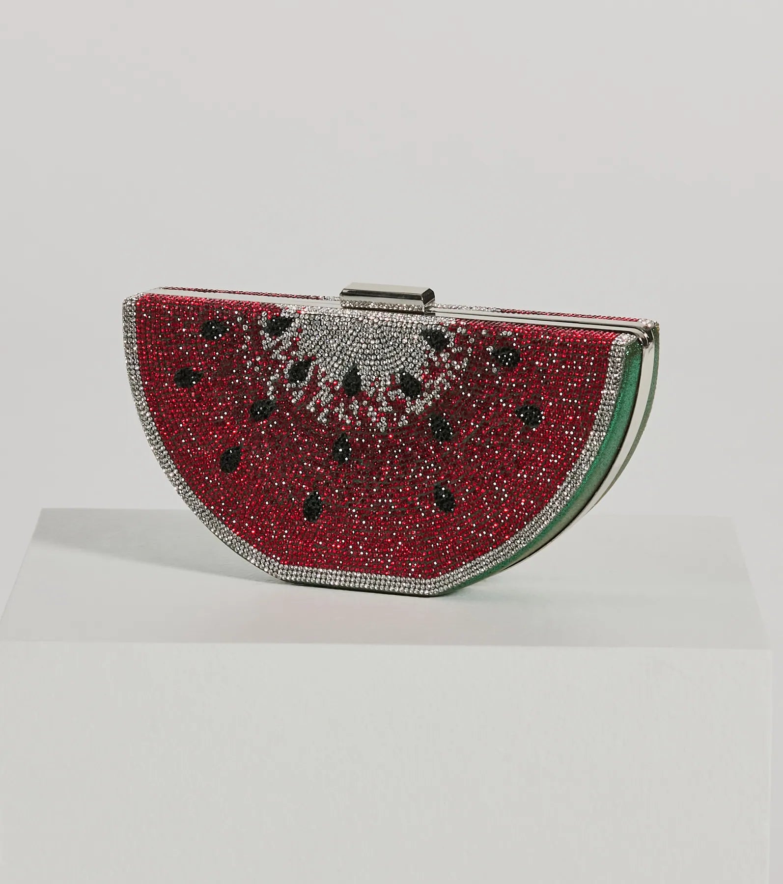 Ultimate Summer Style: Rhinestone Watermelon Clutch Bag