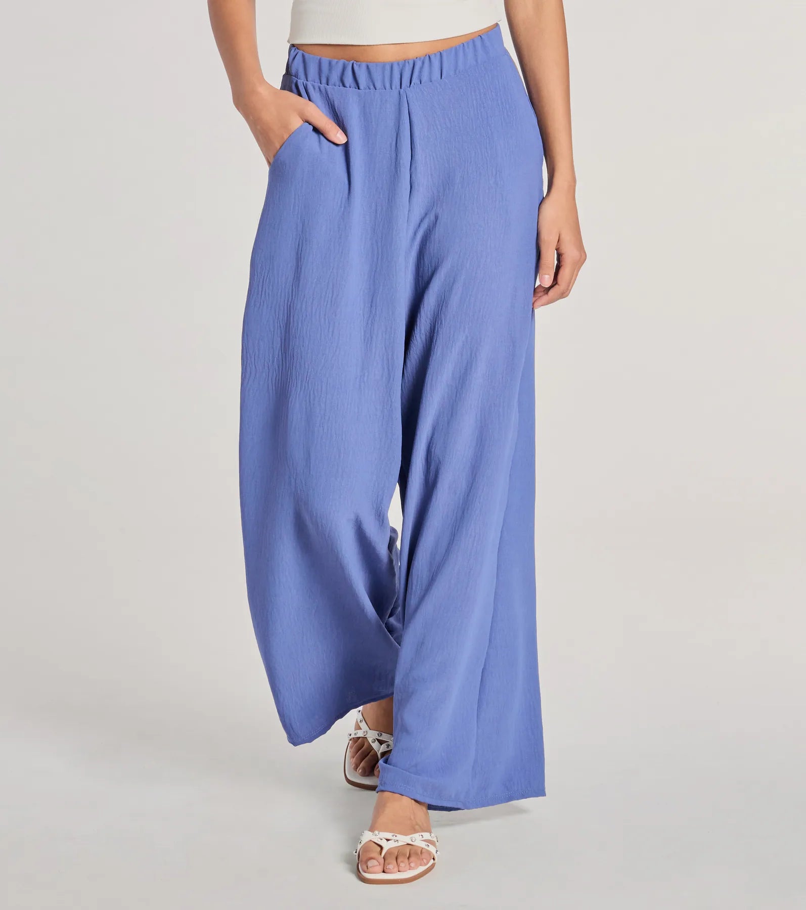 Premium Airy Chic Woven Wide-Leg Pants - Ultimate Comfort for Every Occasion