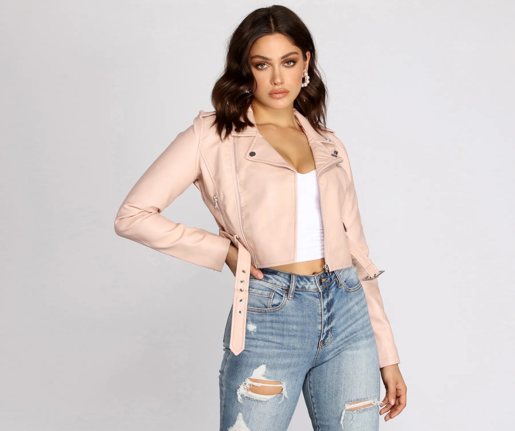 Ultimate Biker Chic Crop Jacket