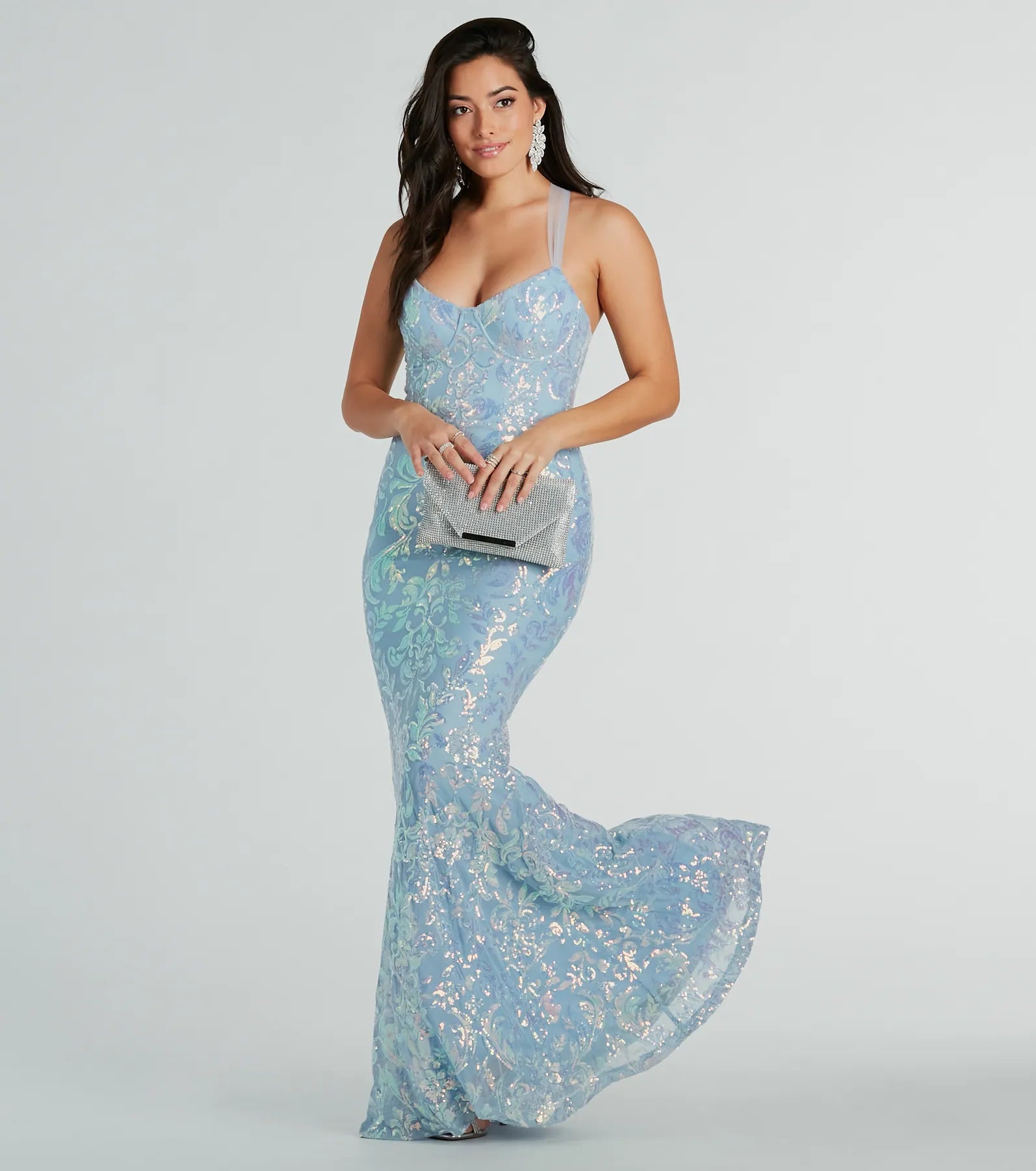 Ultimate Brooklyn Glamour Sequin Mermaid Gown