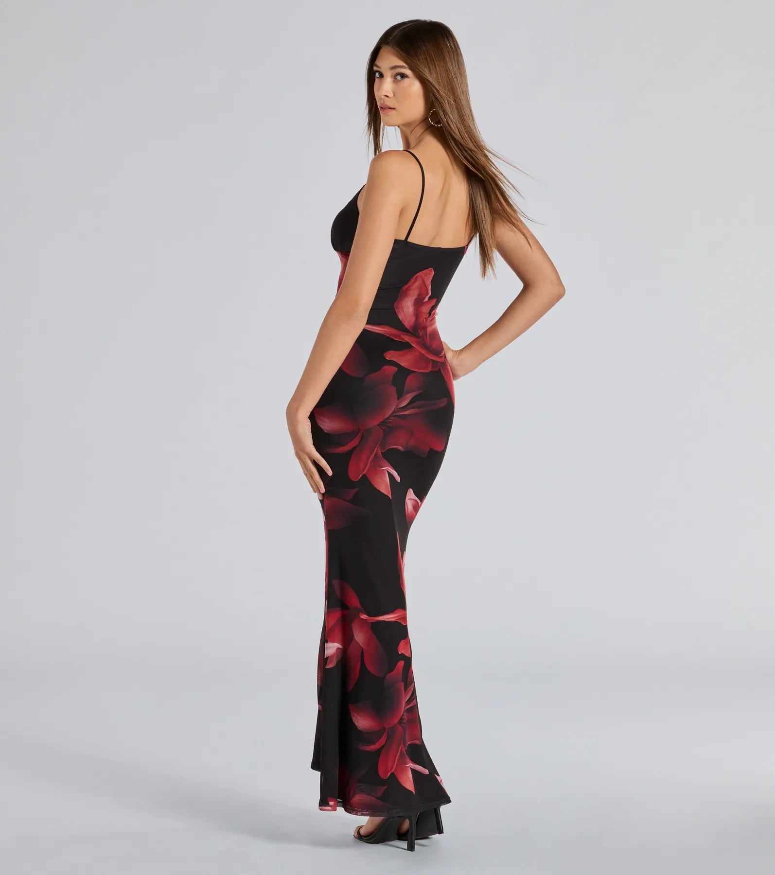 Ultimate Blooming Beauty Floral Mesh Maxi Dress