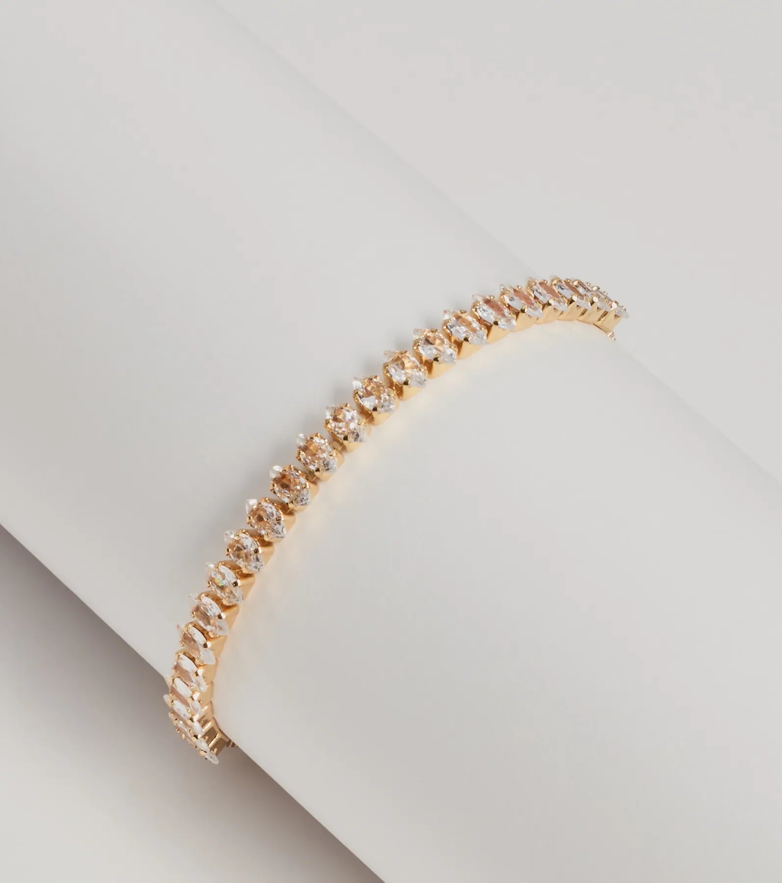 Premium Glam Rhinestone Slider Bracelet - Ultimate Shine