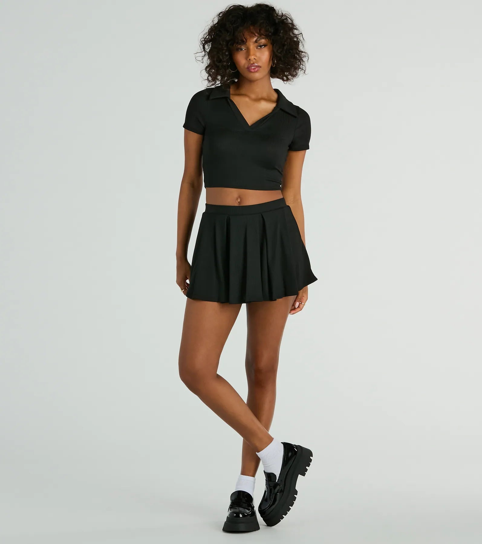 Ultimate Game Set High-Rise Pleated Mini Skort - Trendy & Stretchy