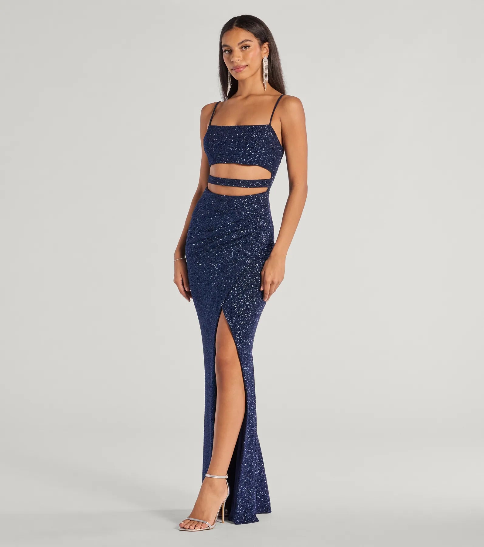 Ultimate Candice Glitter Mermaid Evening Gown