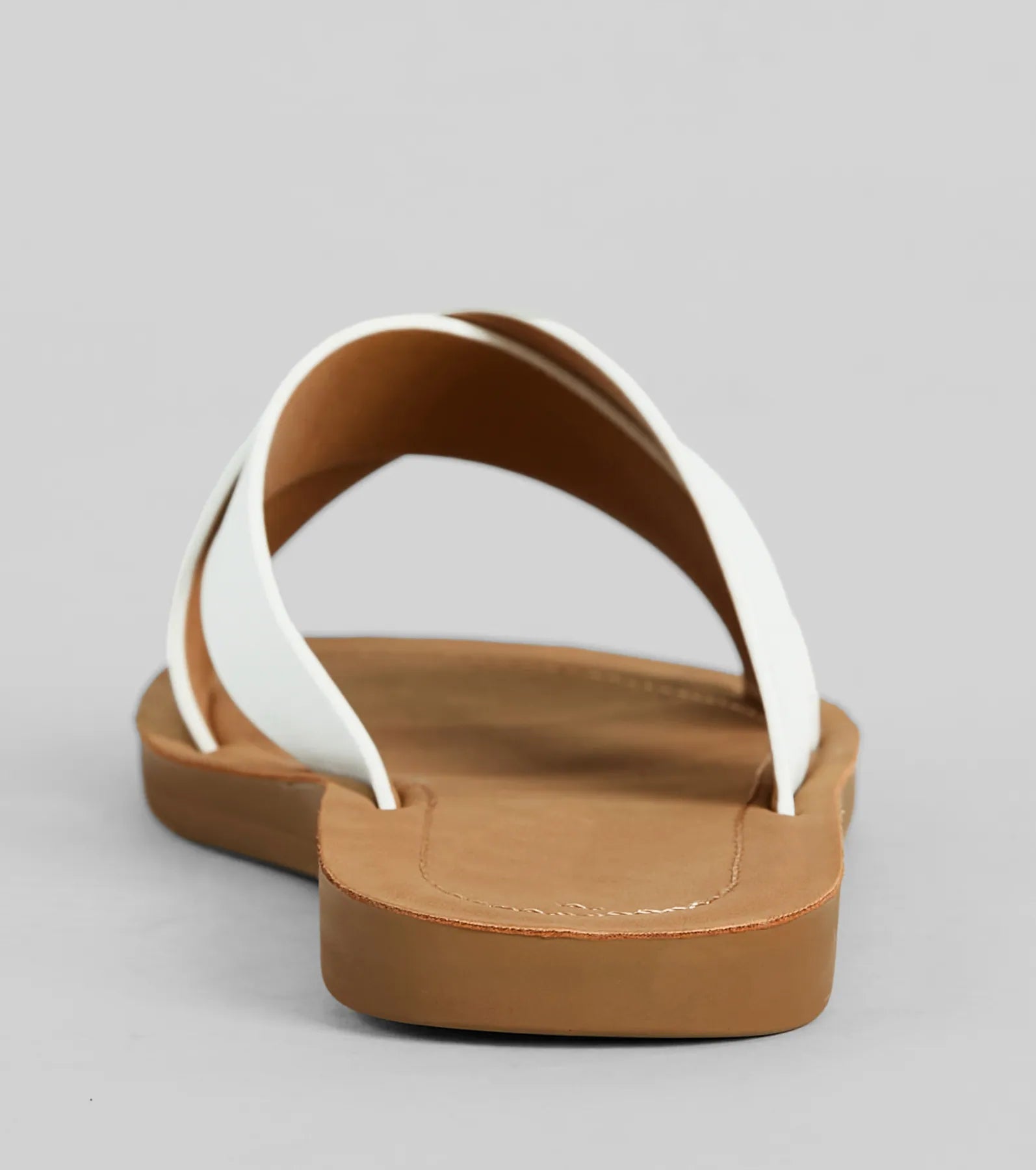 Premium Criss Cross Faux Leather Flat Sandals - Ultimate Comfort & Style
