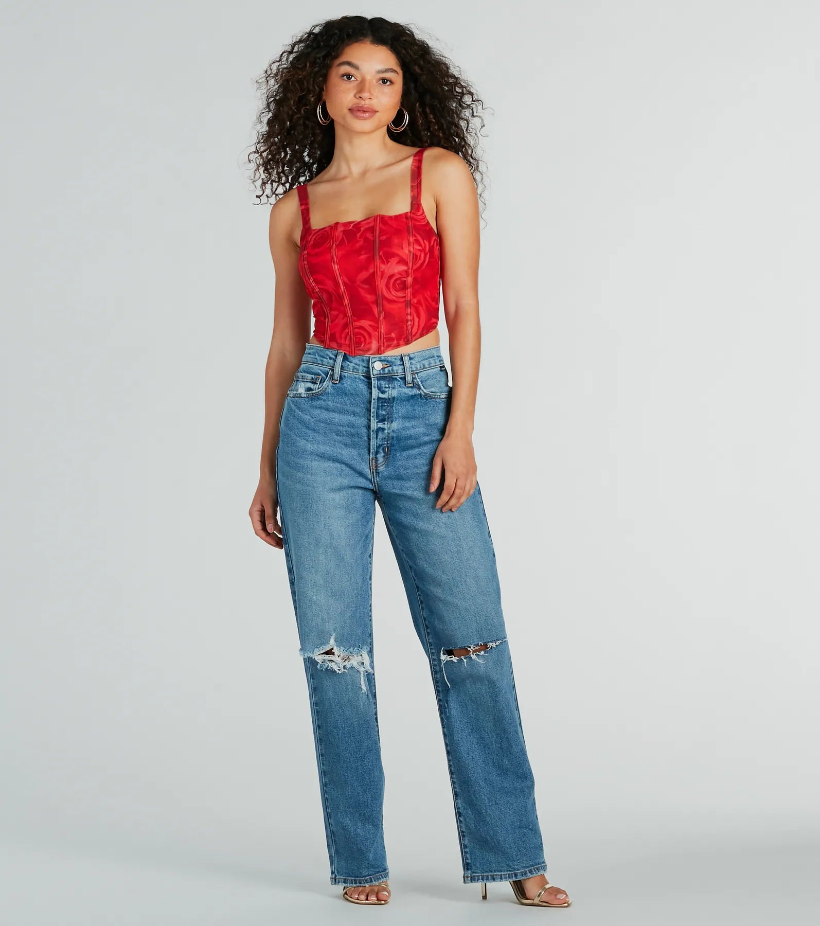 Ultimate Distressed Boyfriend Jeans - Premium Dark Wash