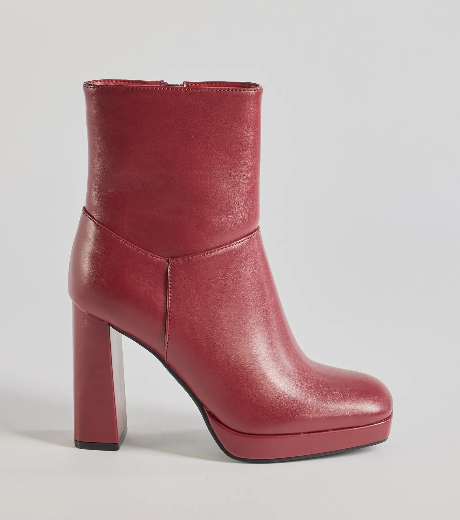 Ultimate Style Faux Leather Platform Boots - Amp Up Your Look