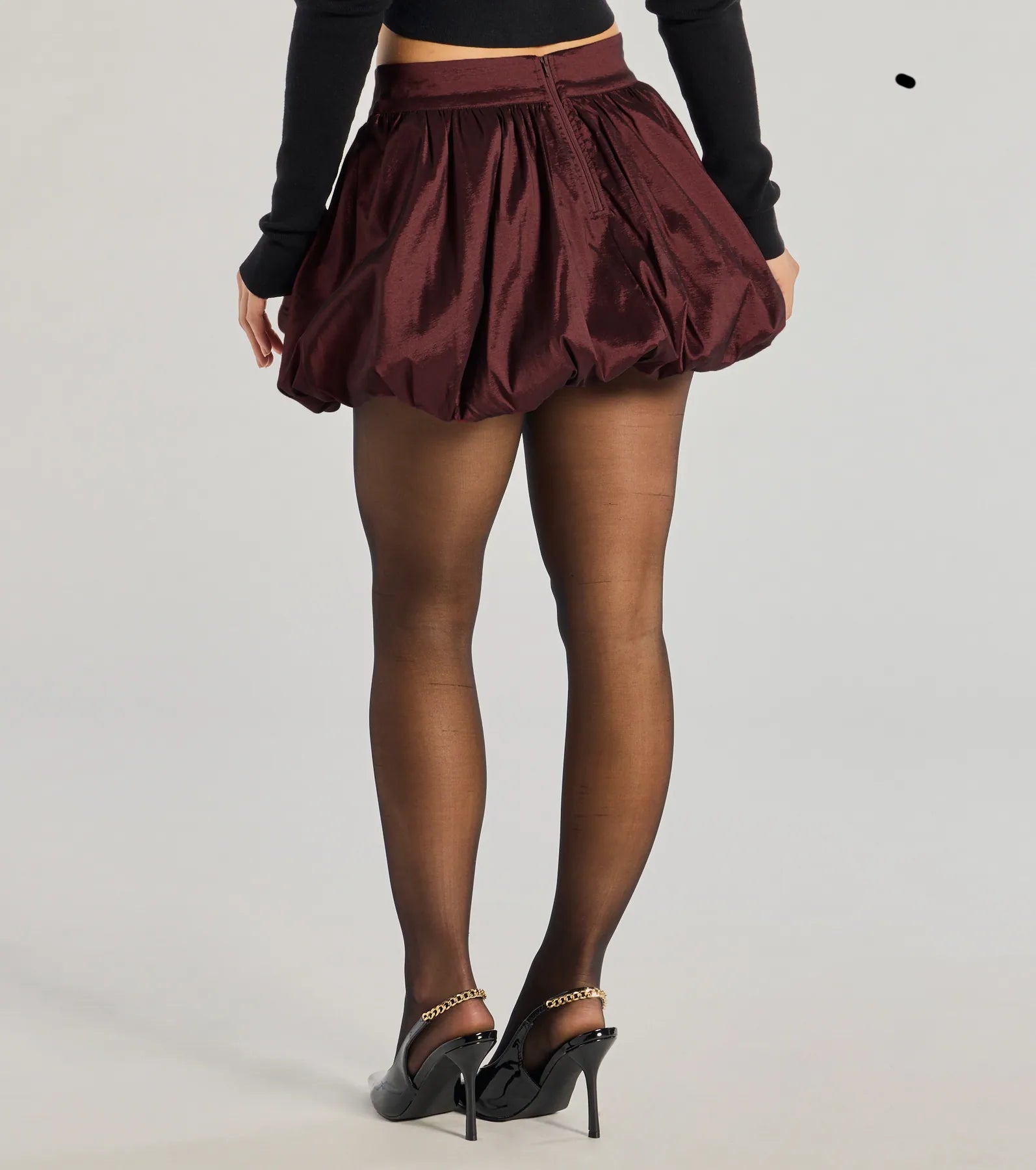 Premium Luxe Charm Taffeta Bubble Mini Skirt - Ultimate Style Upgrade