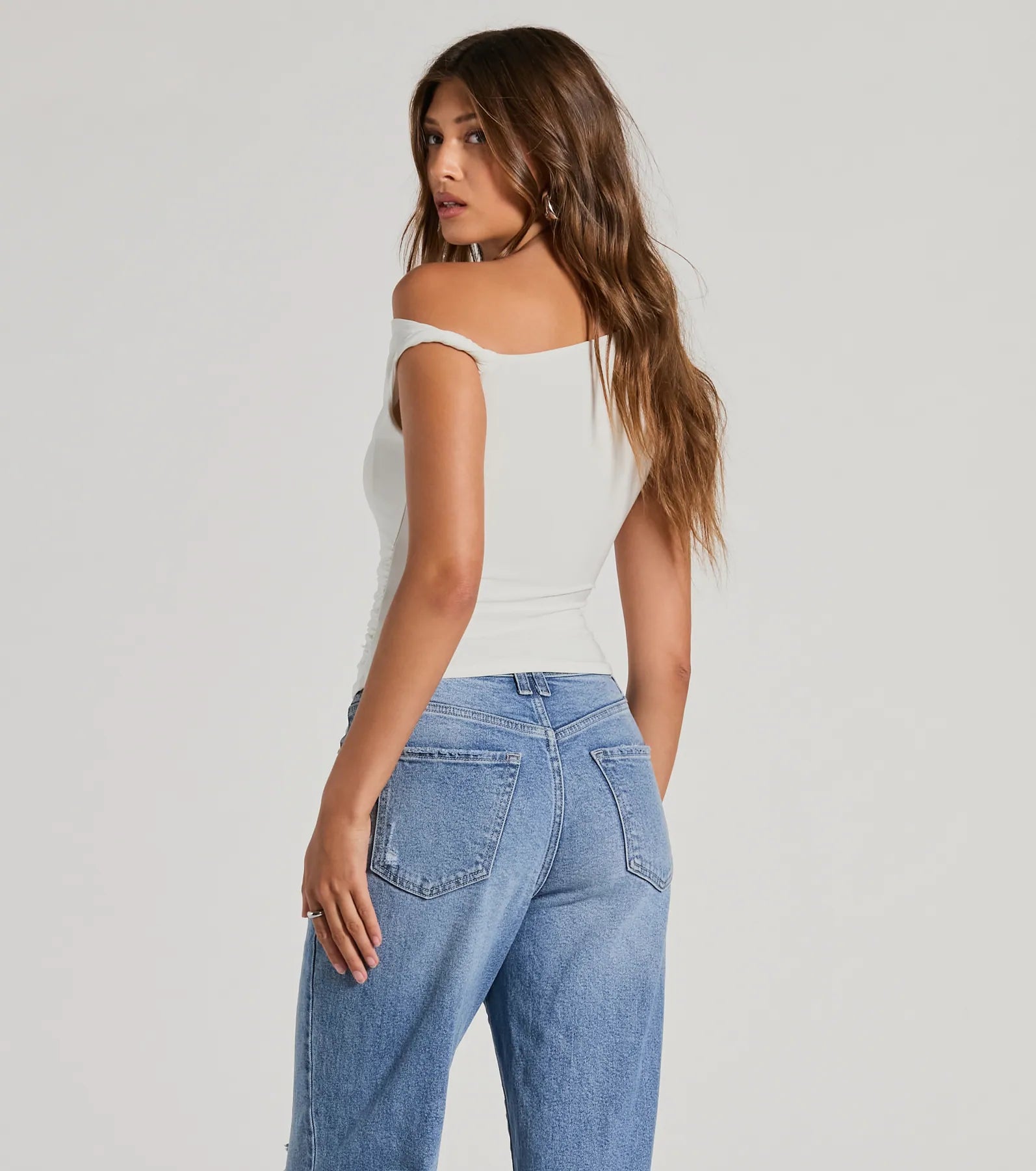 Ultimate Flirt One-Shoulder Crop Top - Trendy & Chic