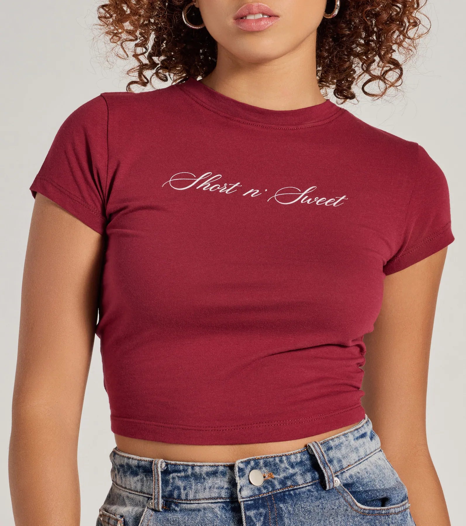 Ultimate Short n' Sweet Cropped Graphic Tee