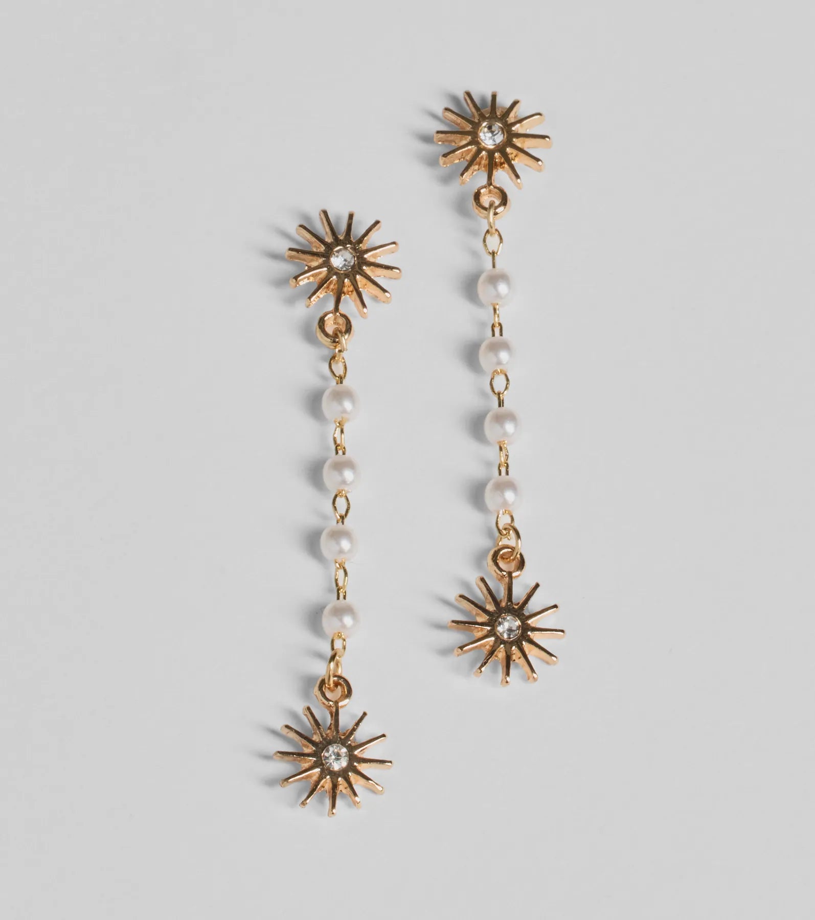 Premium Sunny Outlook Faux Pearl Drop Earrings