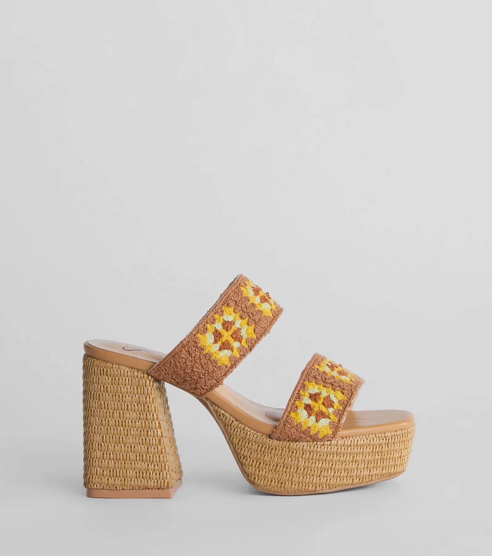 Ultimate Summer Dream Crochet Espadrille Platform Sandals