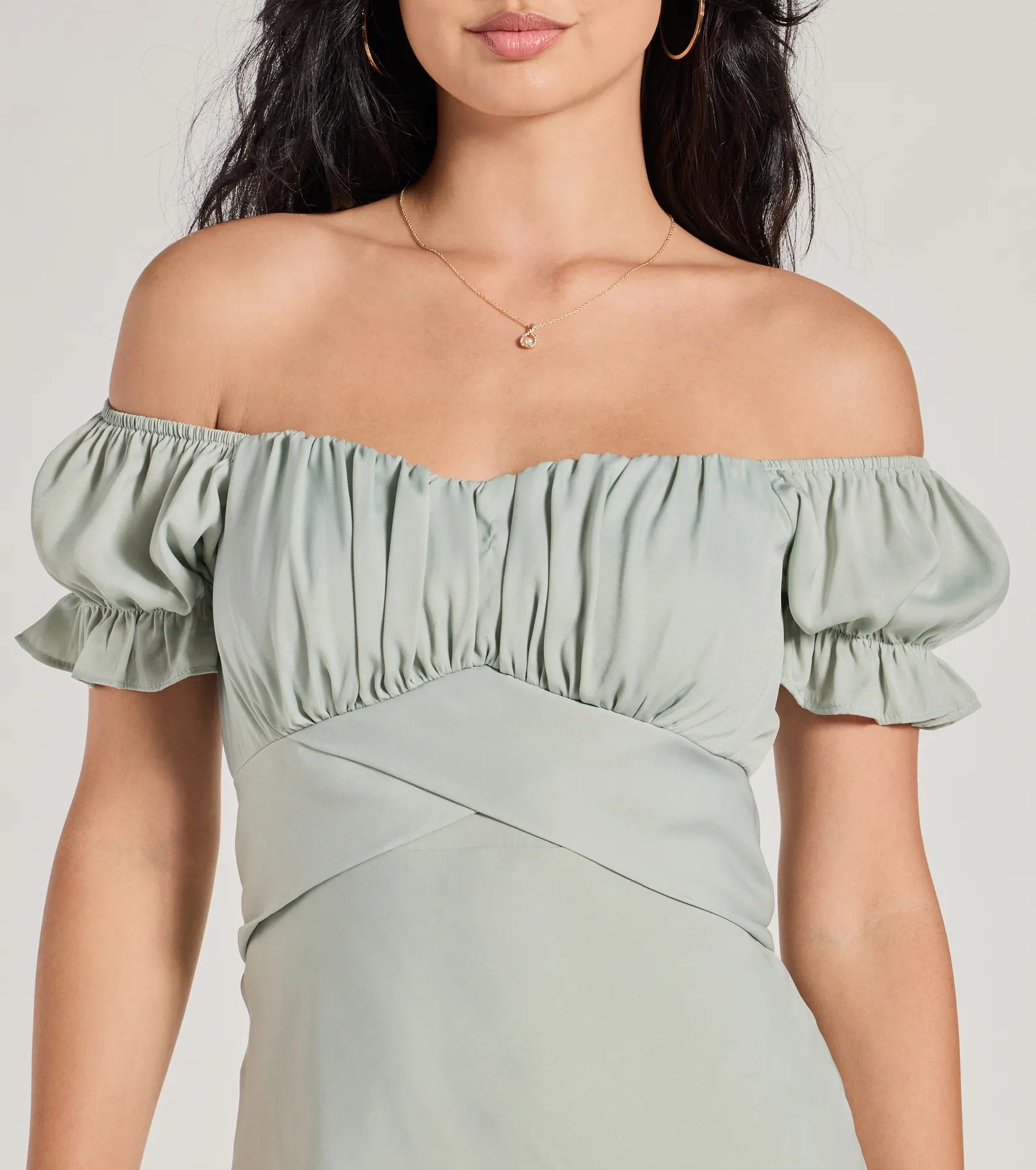 Ultimate Summer Essential: Puff Sleeve A-Line Midi Dress