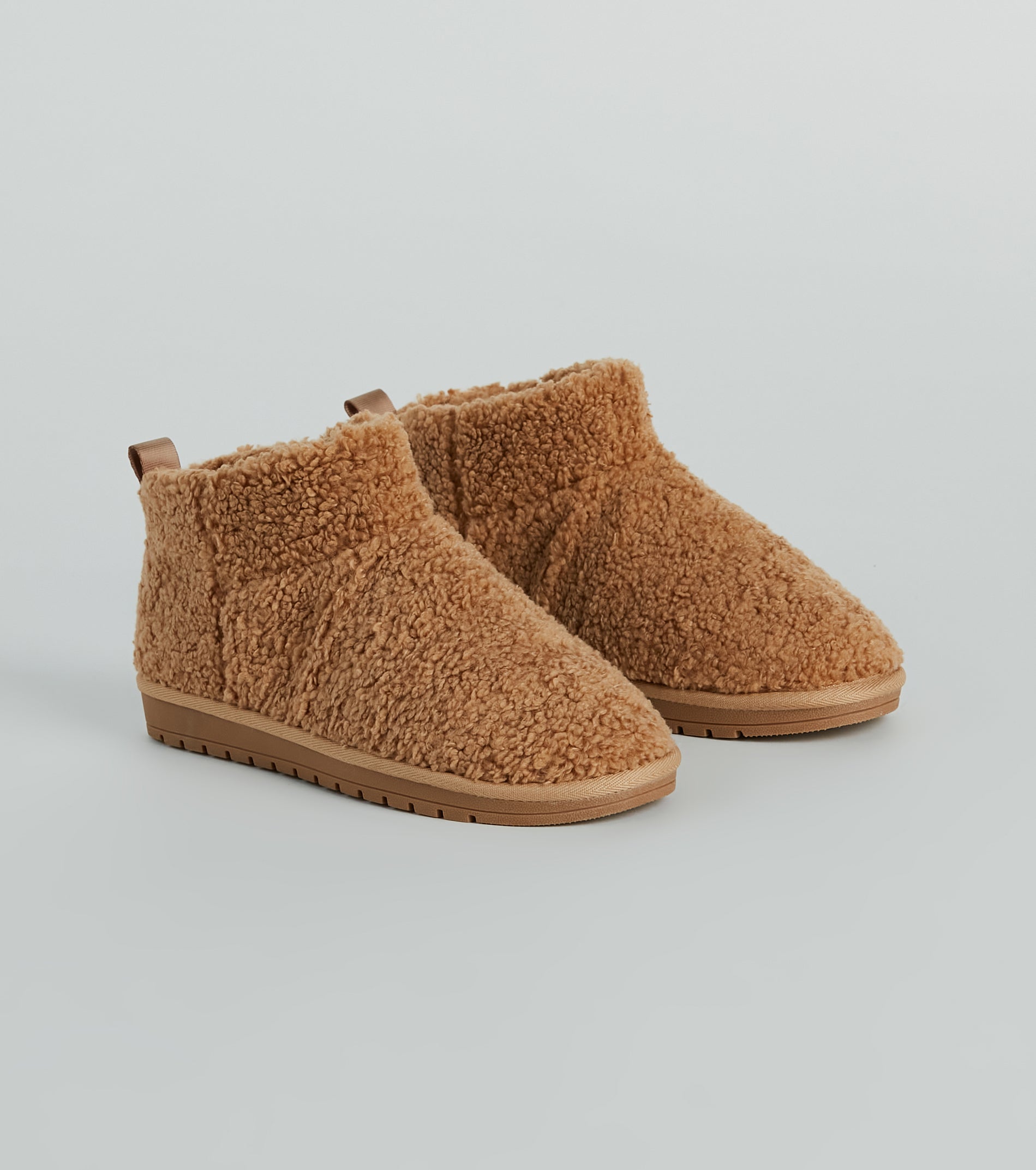 Ultimate Plush Comfort Faux Sherpa Booties - Cozy & Warm