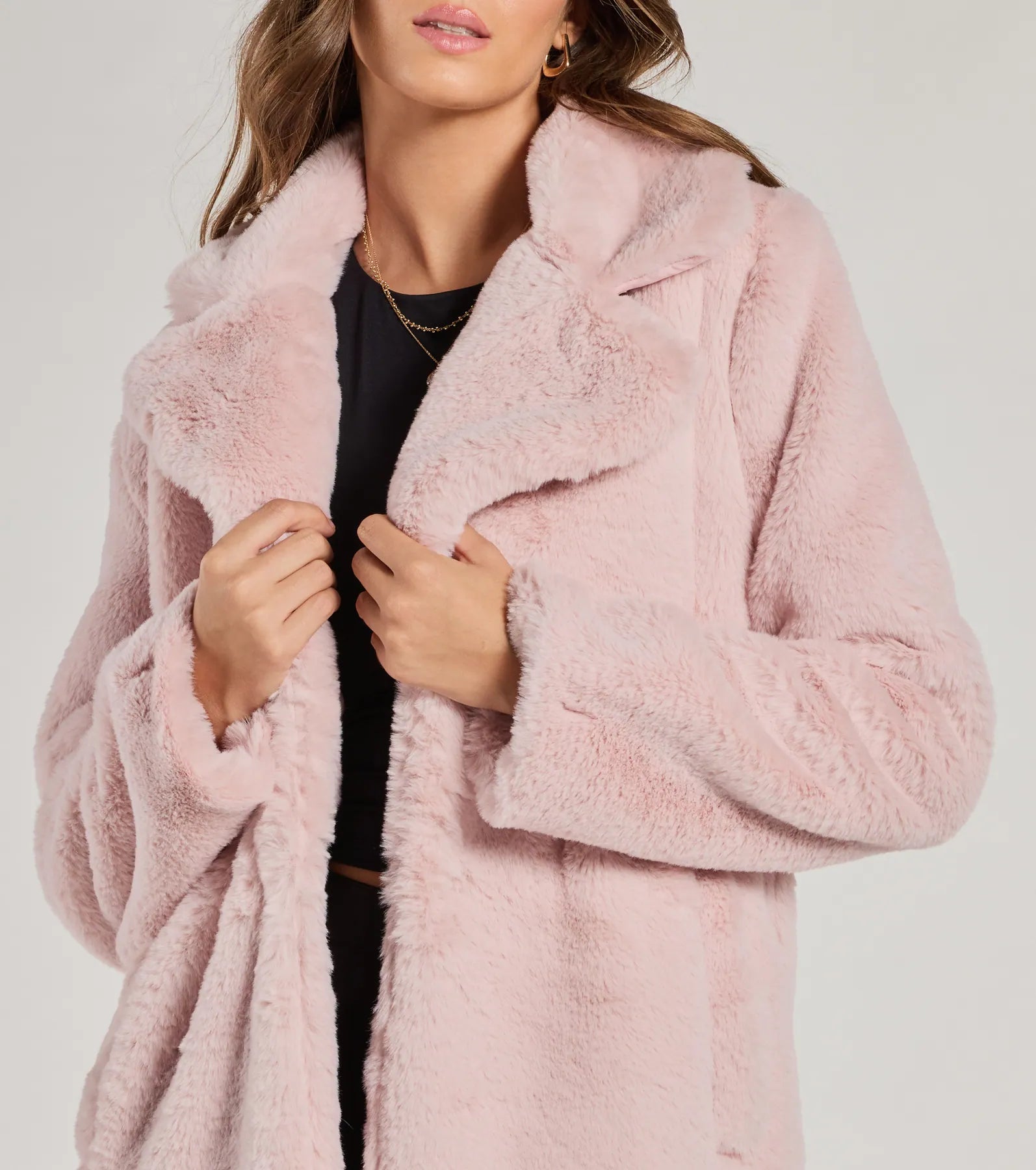 Premium Luxe Faux Fur Trench Coat - Ultimate Winter Style