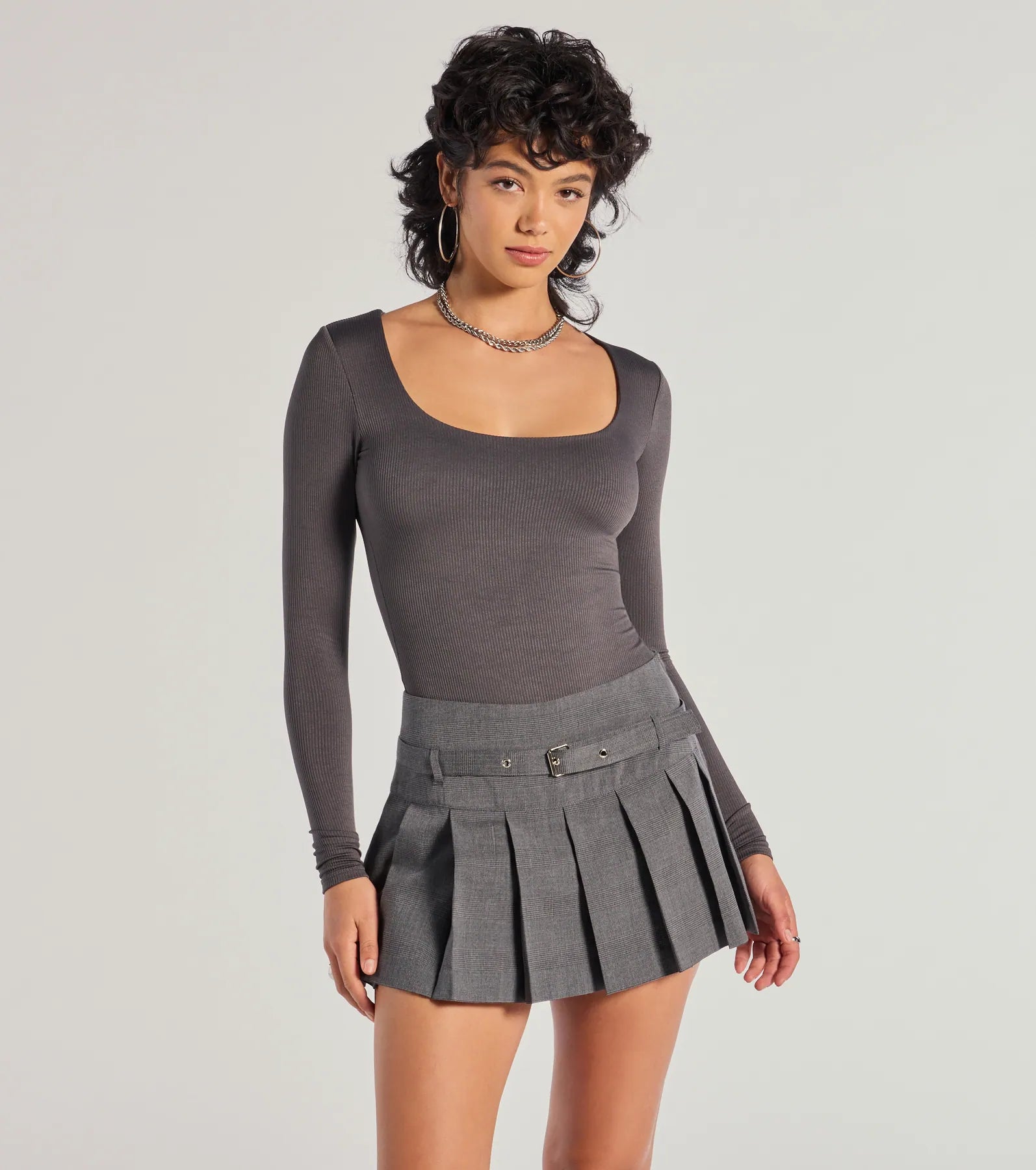 Ultimate Sleek Appeal Ribbed Knit Bodysuit