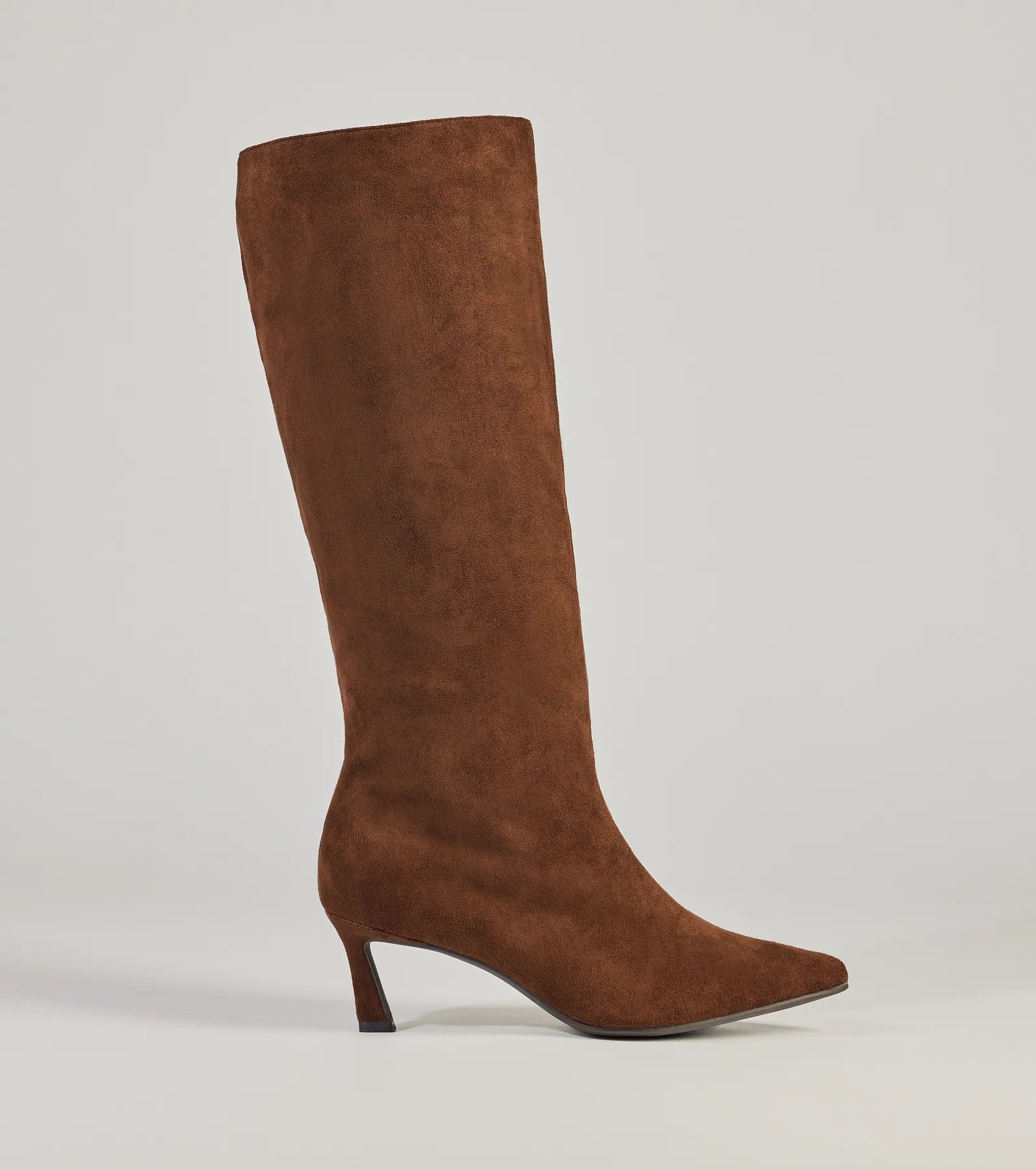 Premium Chic Strut Under-The-Knee Kitten Heel Boots - Ultimate Style Upgrade