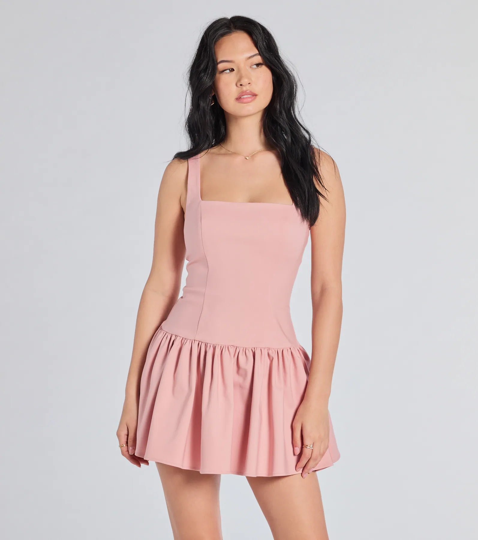 Premium Sleeveless Ruffle Skater Dress - Isn't She Lovely