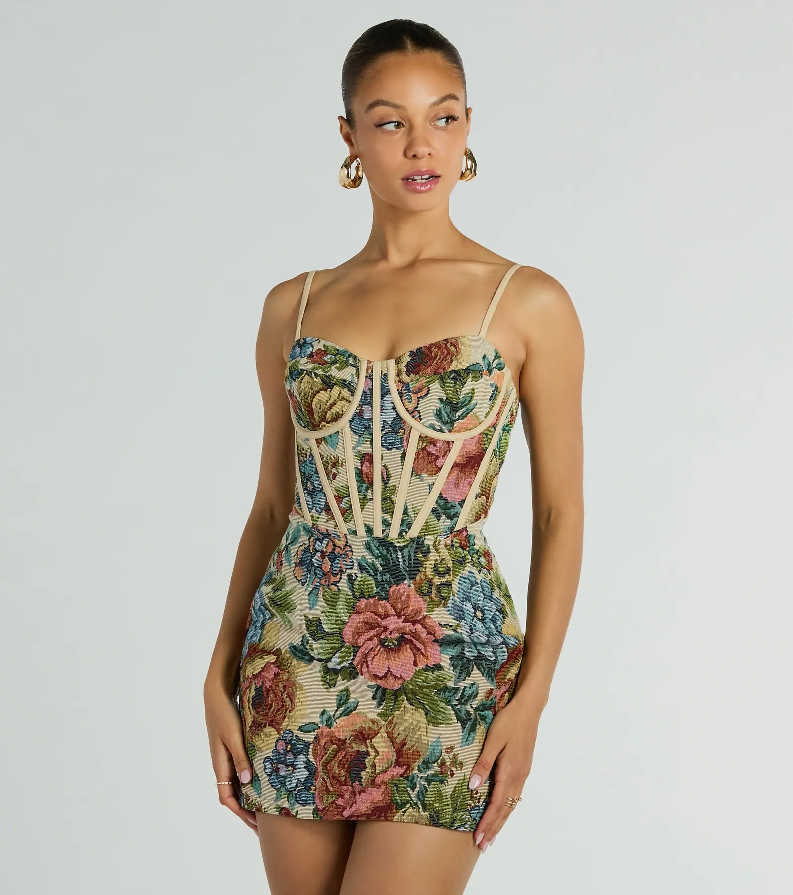 Ultimate Floral Corset Mini Dress - Chic & Sexy Fit