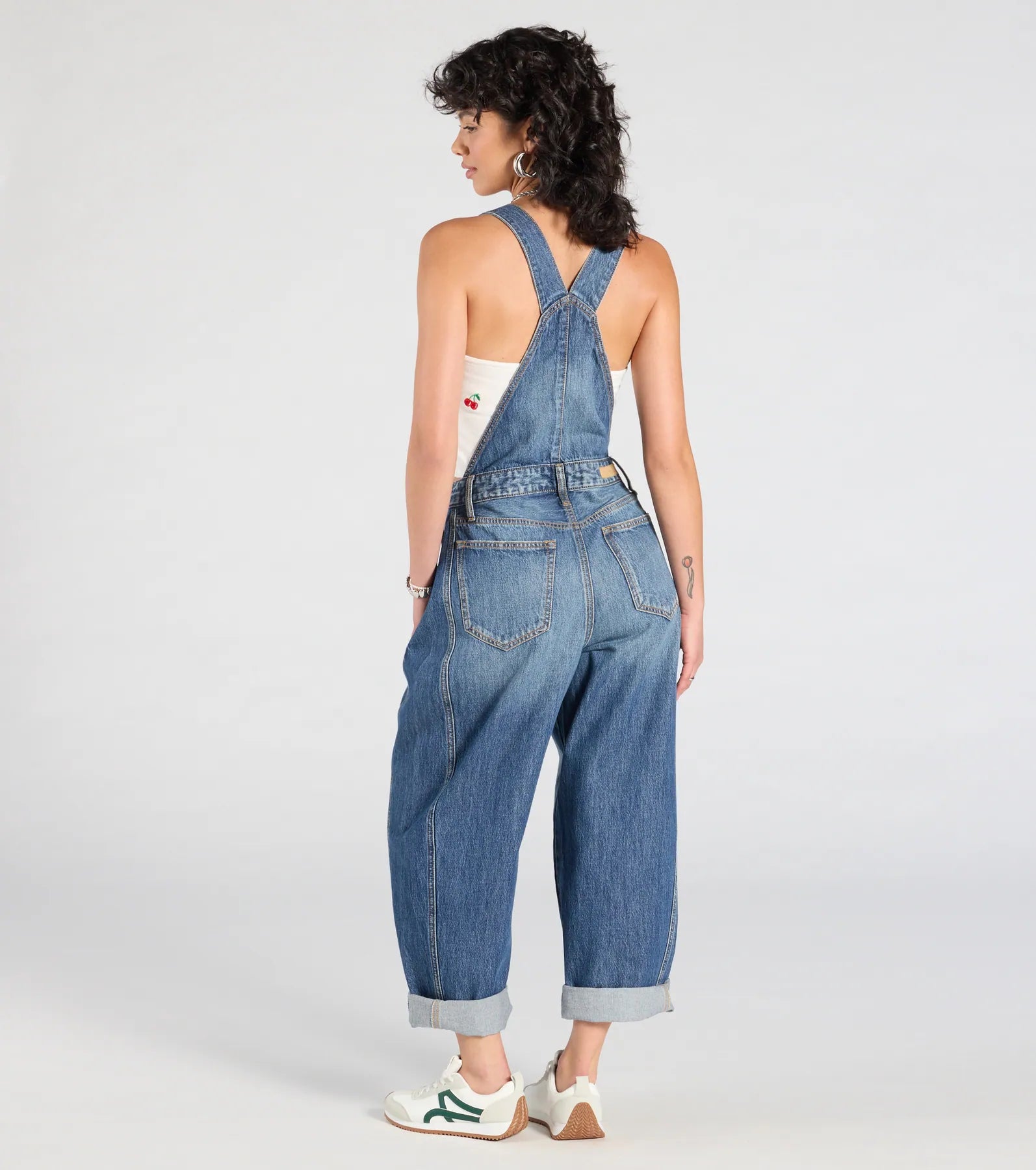 Ultimate Match My Vibe Wide-Leg Denim Overalls