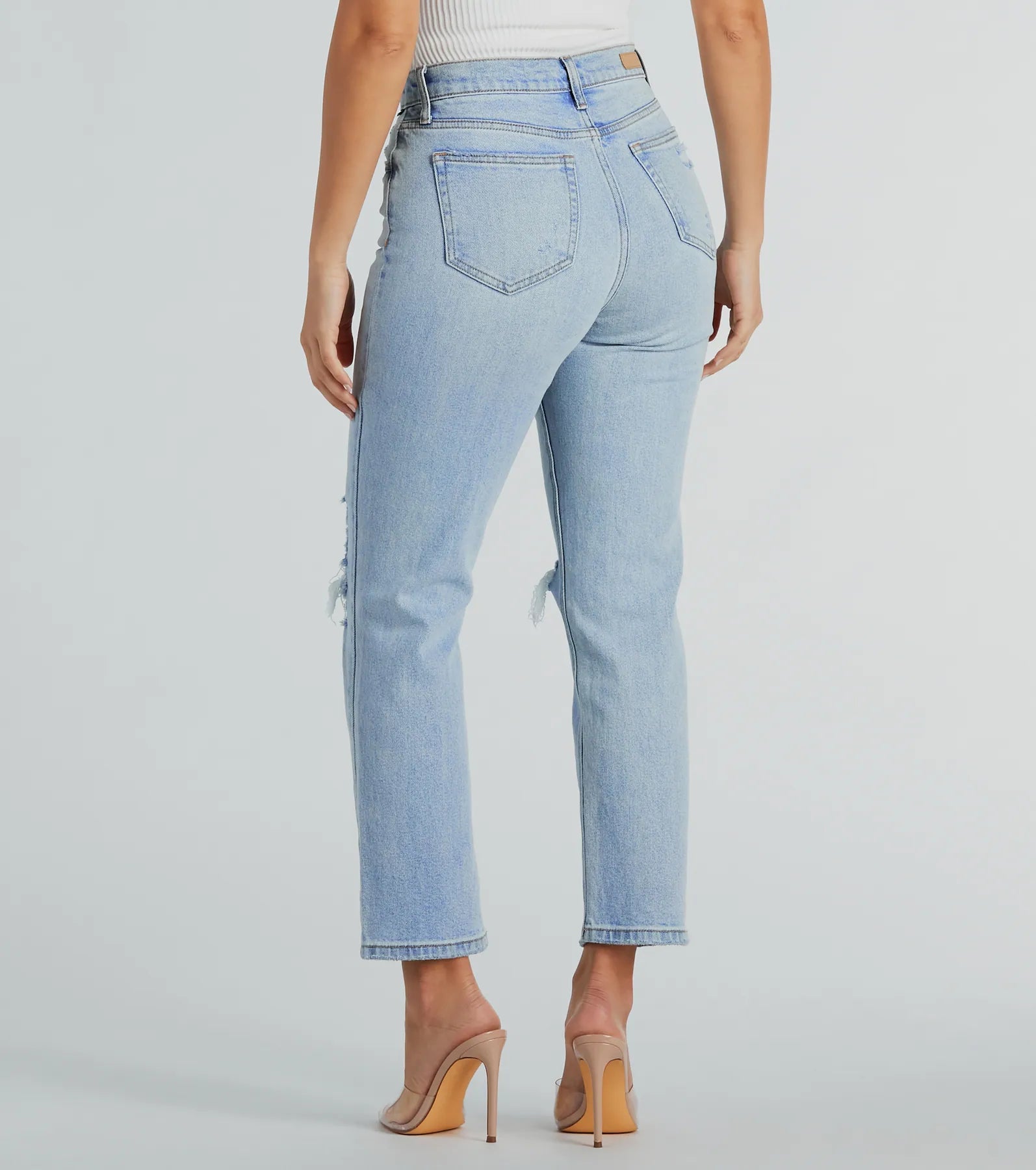 Ultimate High-Rise Straight-Leg Denim Jeans - Love Your Look