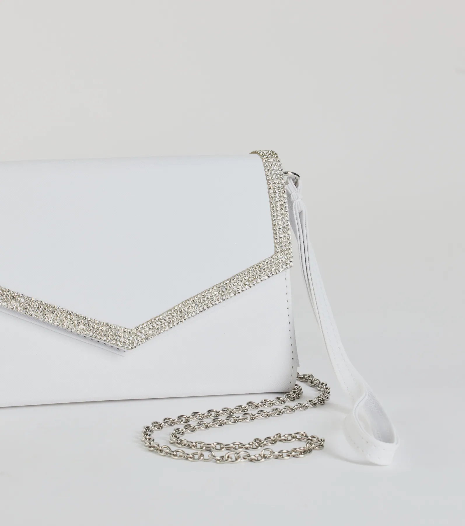 Ultimate Glam Rhinestone Envelope Clutch