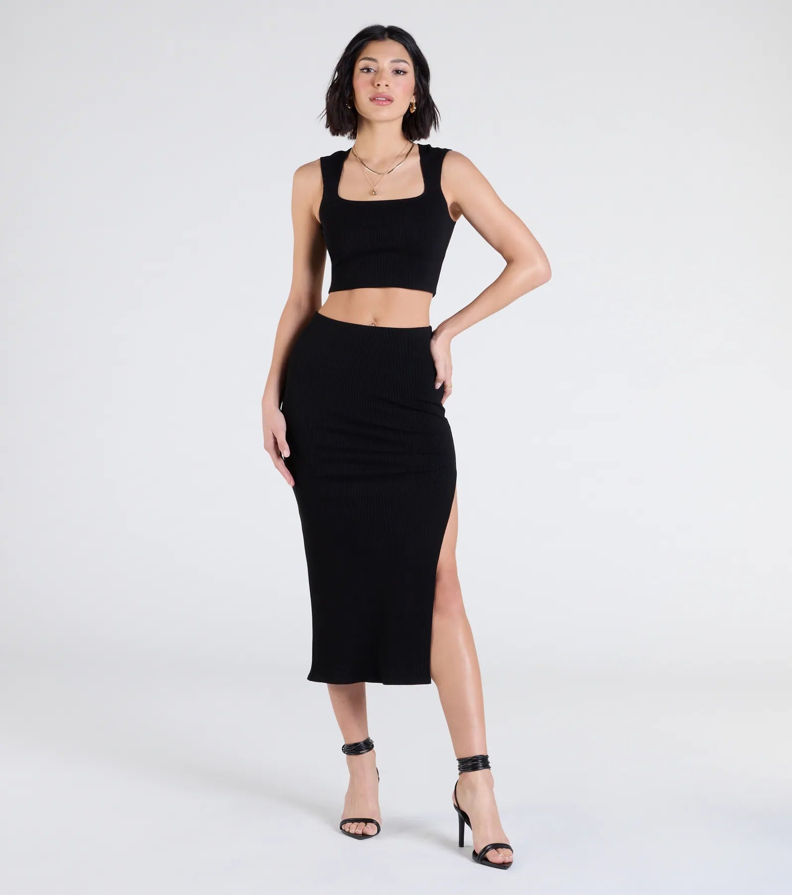 Ultimate Elevated Era Ribbed Knit Cropped Tank Top