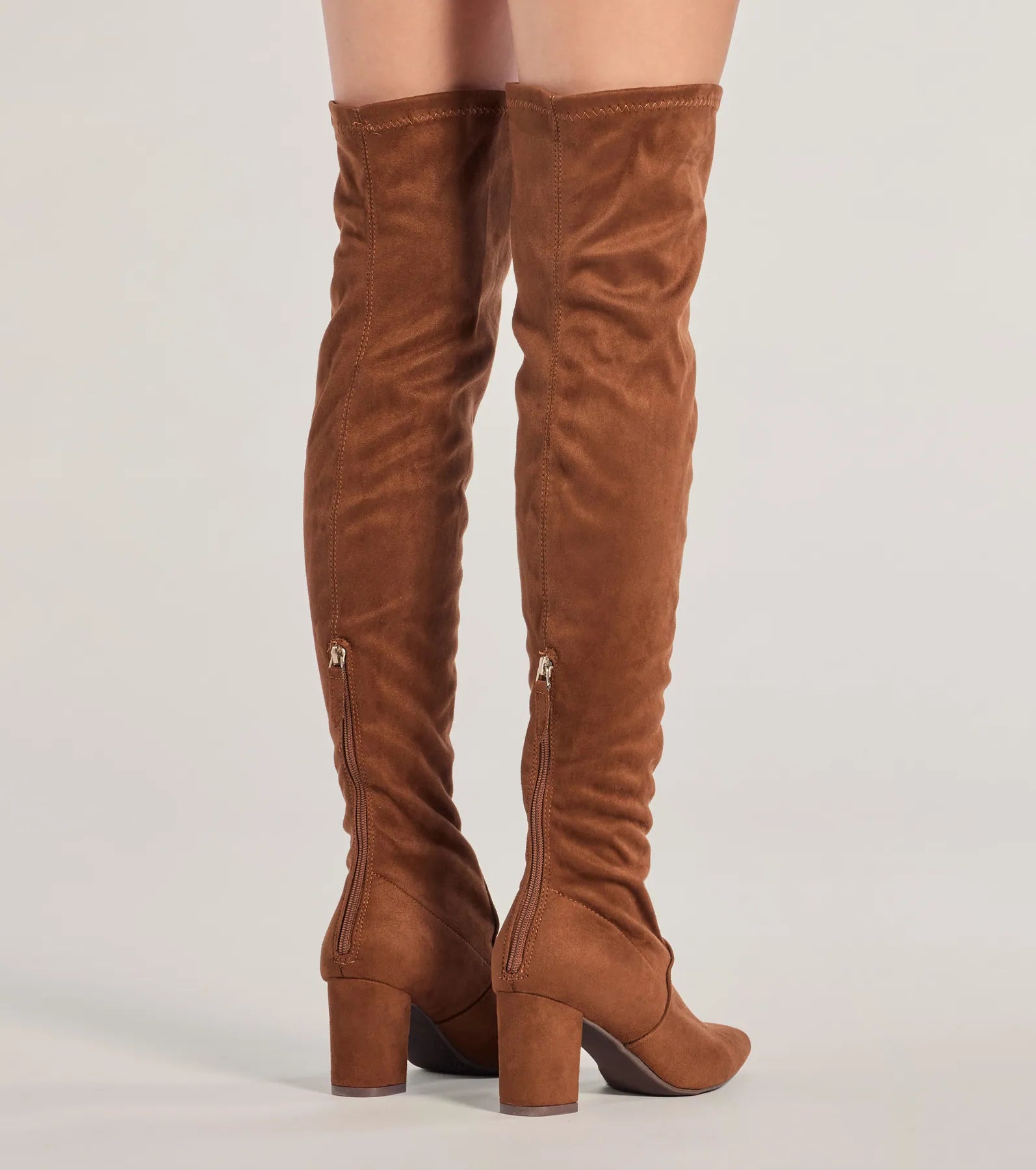 Premium Faux Suede Over-The-Knee Boots - Ultimate Style & Comfort