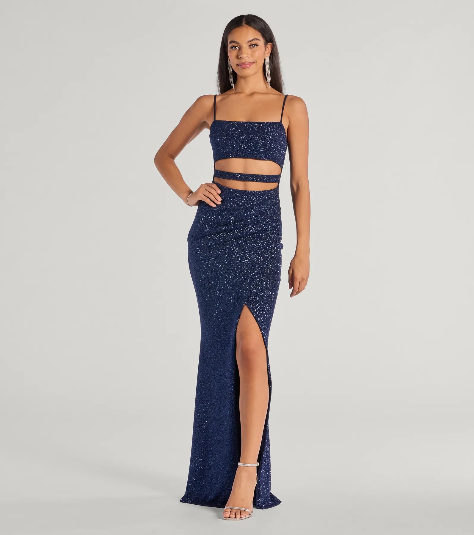 Ultimate Candice Glitter Mermaid Evening Gown