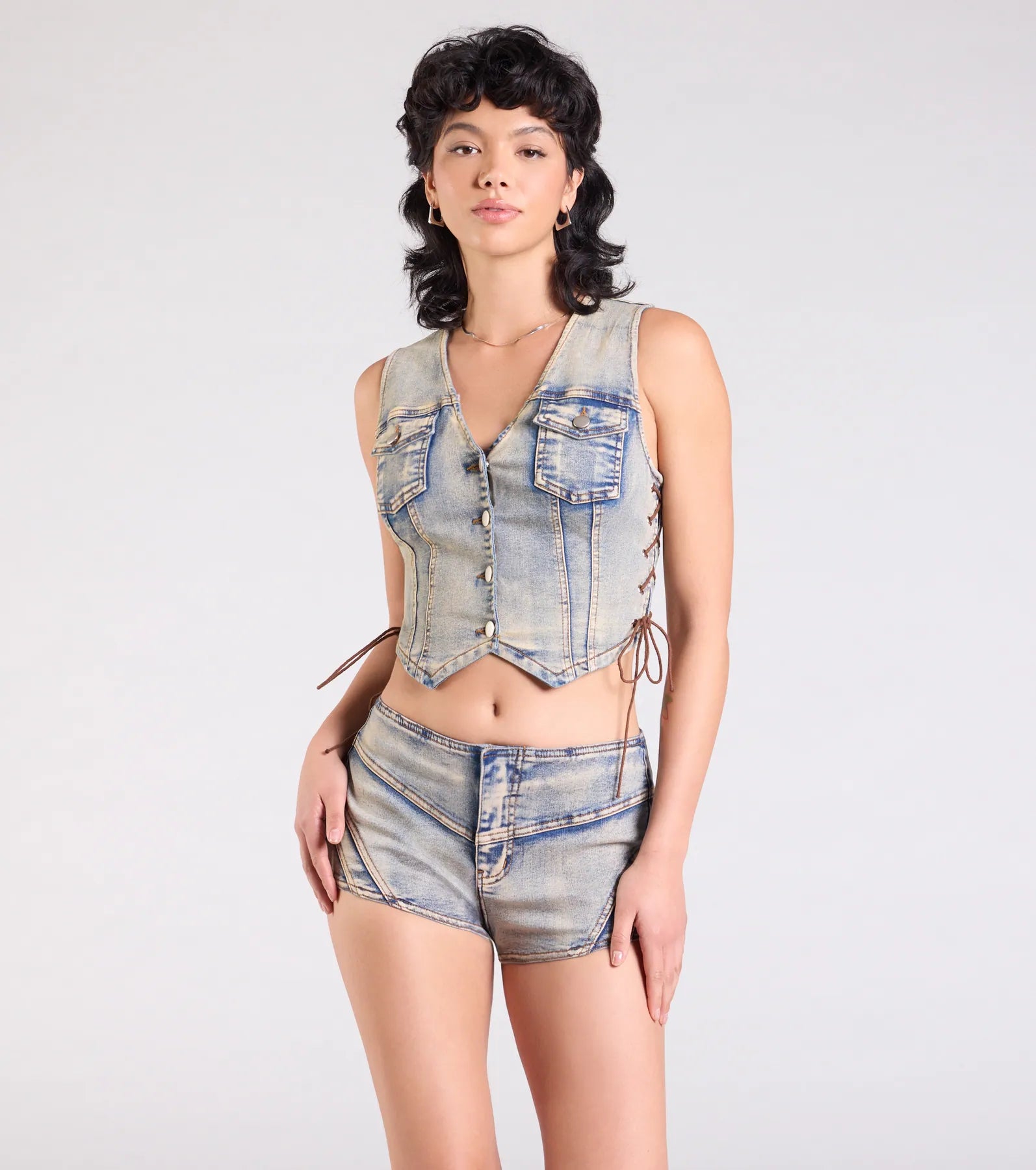 Ultimate Festival Denim Hot Shorts - Mid-Rise & Stand Out Style