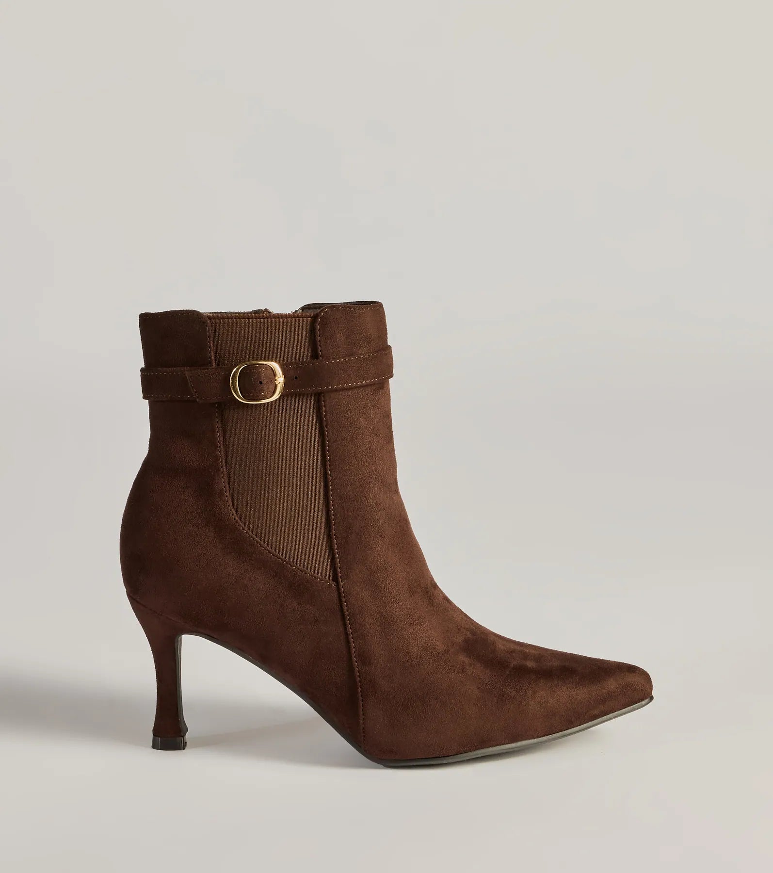 Ultimate Chic Stiletto Ankle Booties - Premium Faux Suede