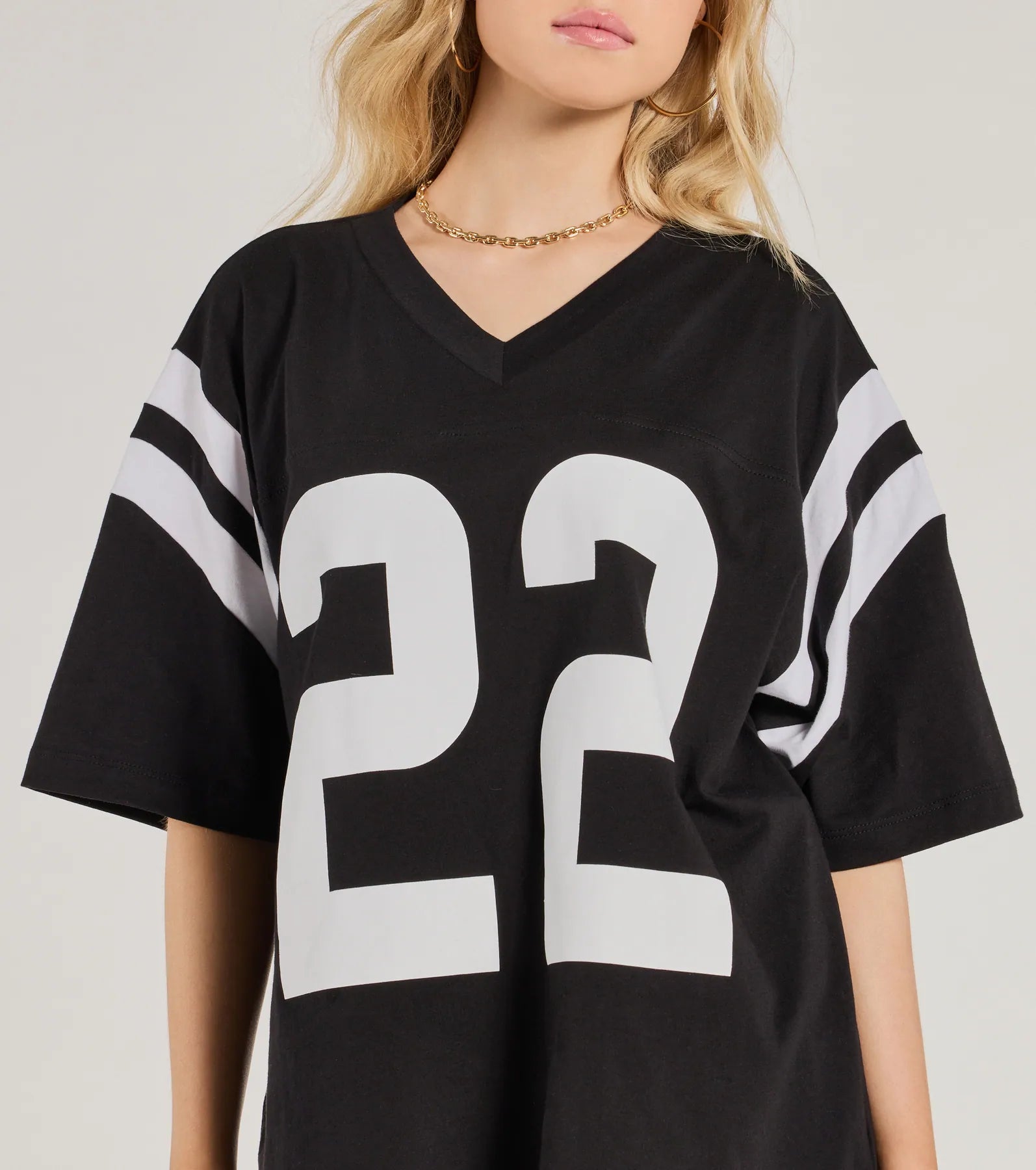 Premium Oversized '22 Graphic Tee - Ultimate Game Day Style