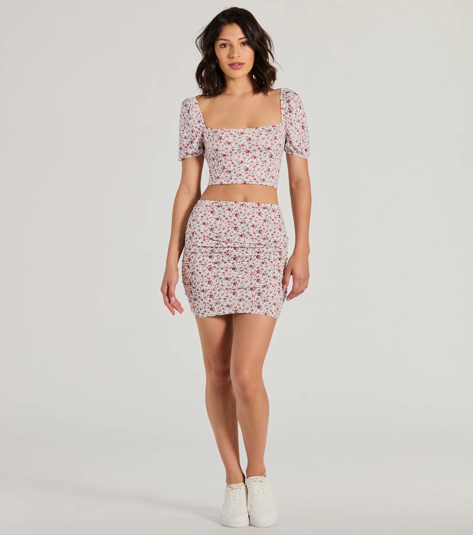 Ultimate Floral High-Rise Mini Skirt