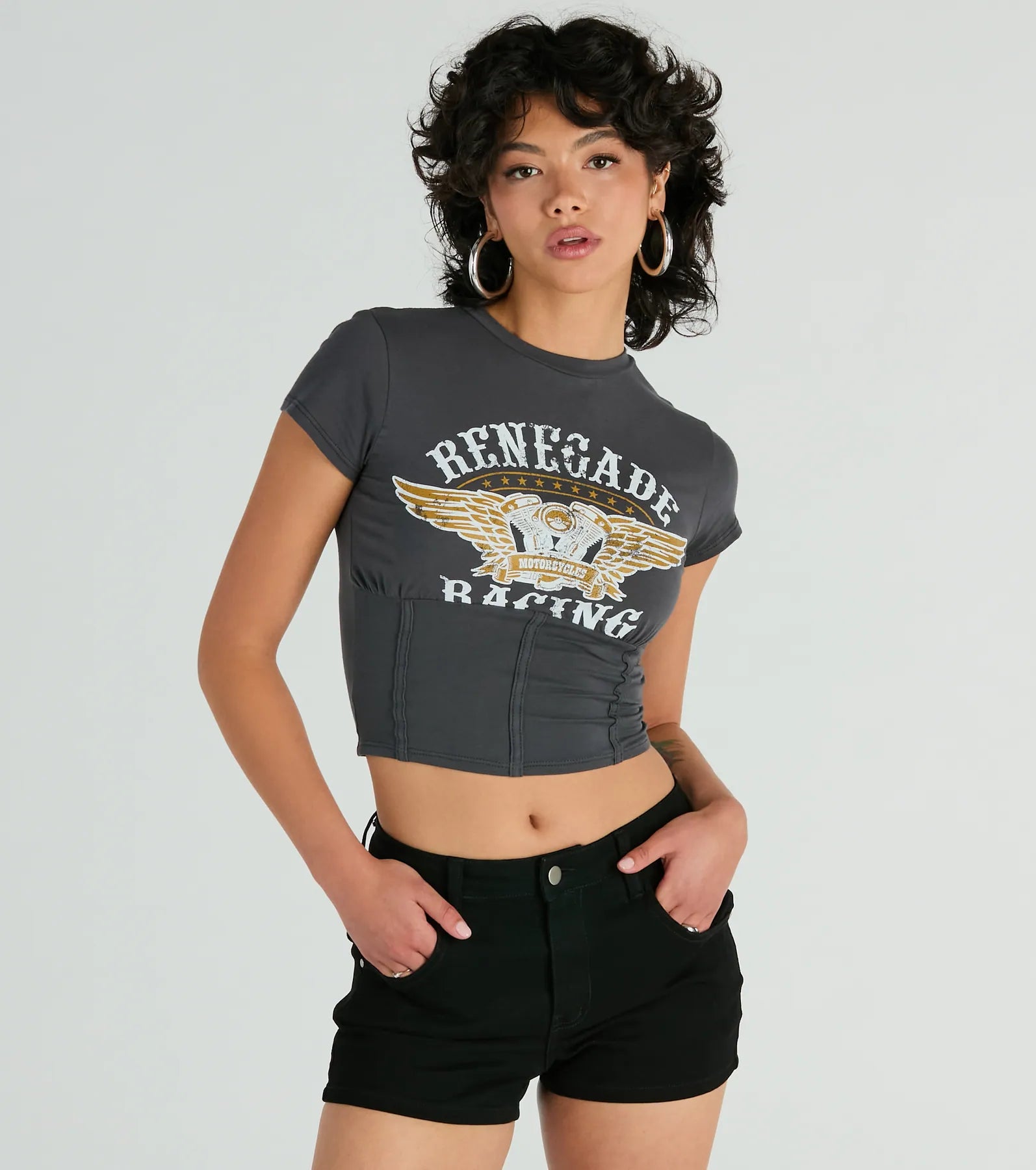 Ultimate Renegade Racing Moto Corset Tee - Premium Style