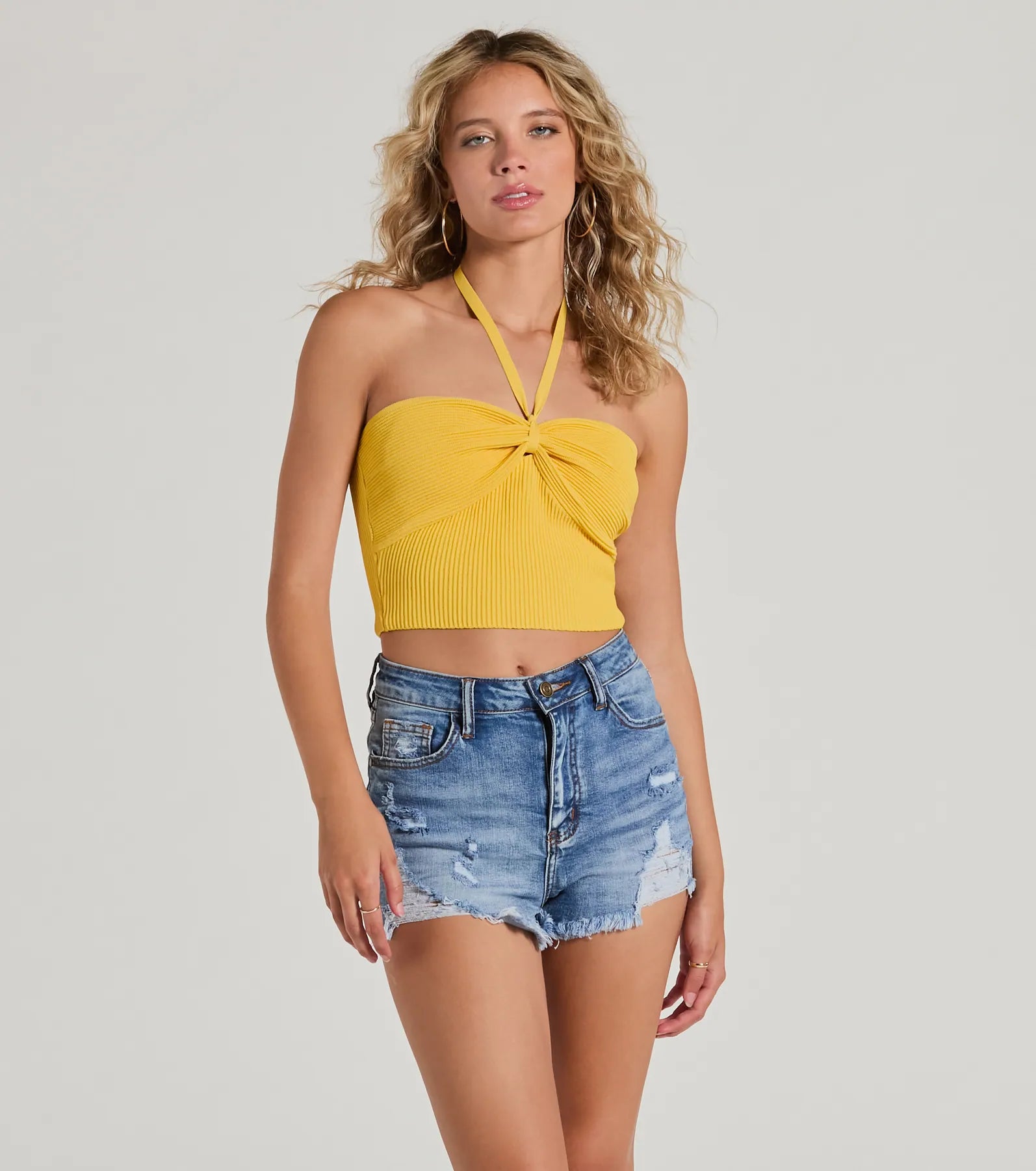 Premium Sweetheart Halter Crop Top - Ultimate Summer Style