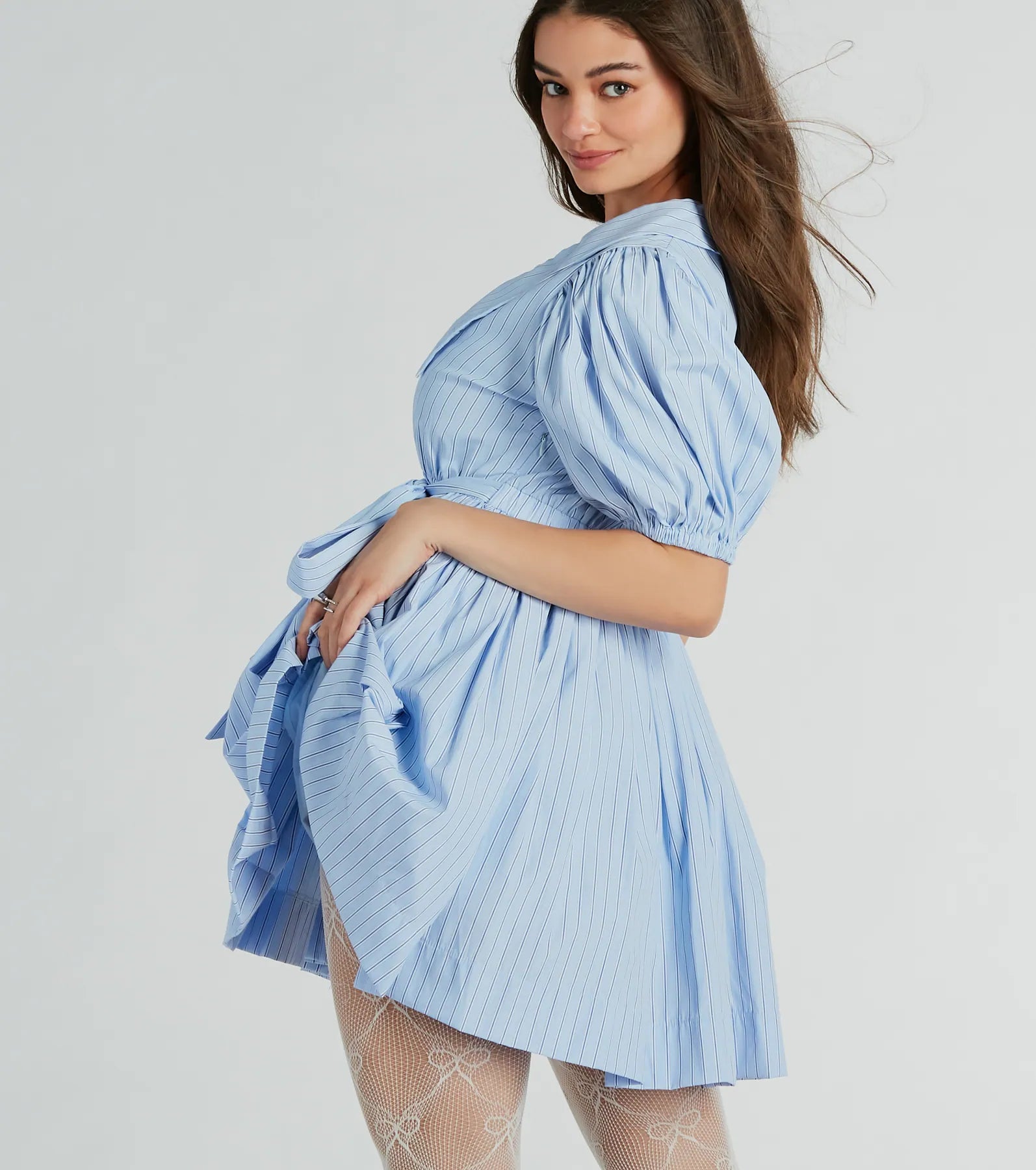 Ultimate Sweet Vibes Striped Skater Dress - Premium Spring Style